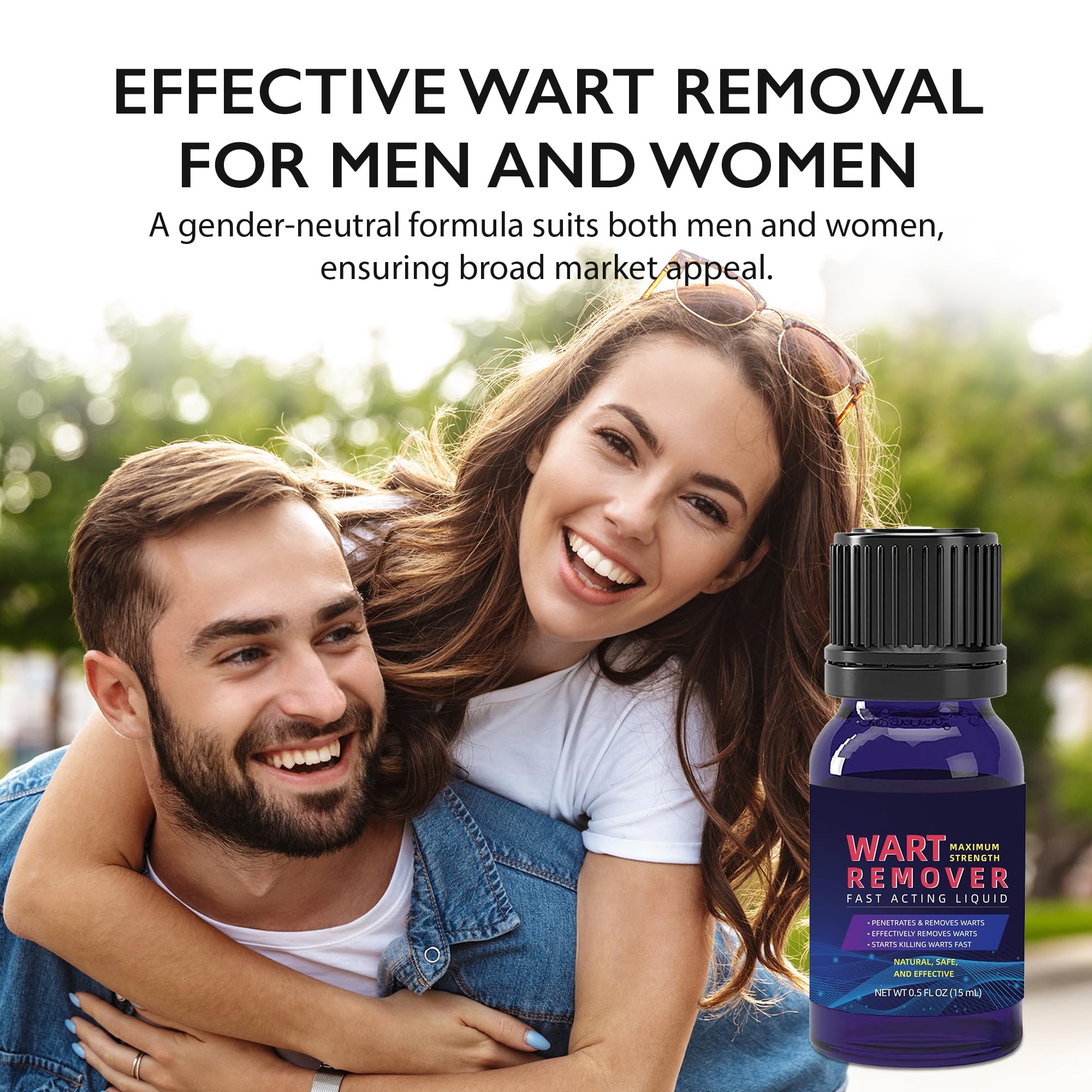 Fast-Acting Wart Remover for Plantar Wart: Salicylic Acid Wart Remover Freeze Off for Men Women - Wart Removal for Plantar Wart, Genital Wart, H Warts, Common Wart, Flat Wart, Corn, Callus, Feet Warts