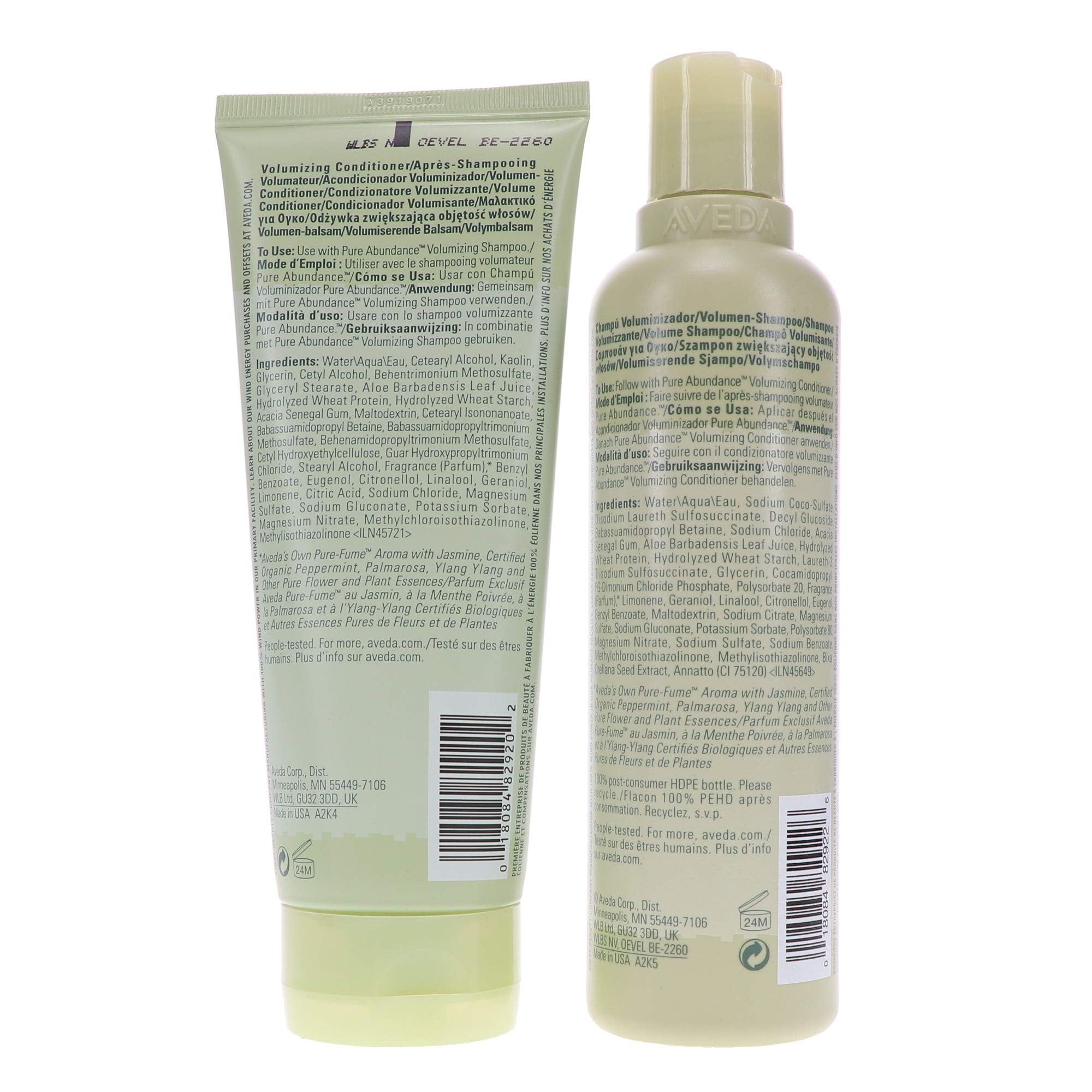 Aveda Pure Abundance Volumizing Shampoo 8.5 oz & Clay Conditioner 6.7 DUO