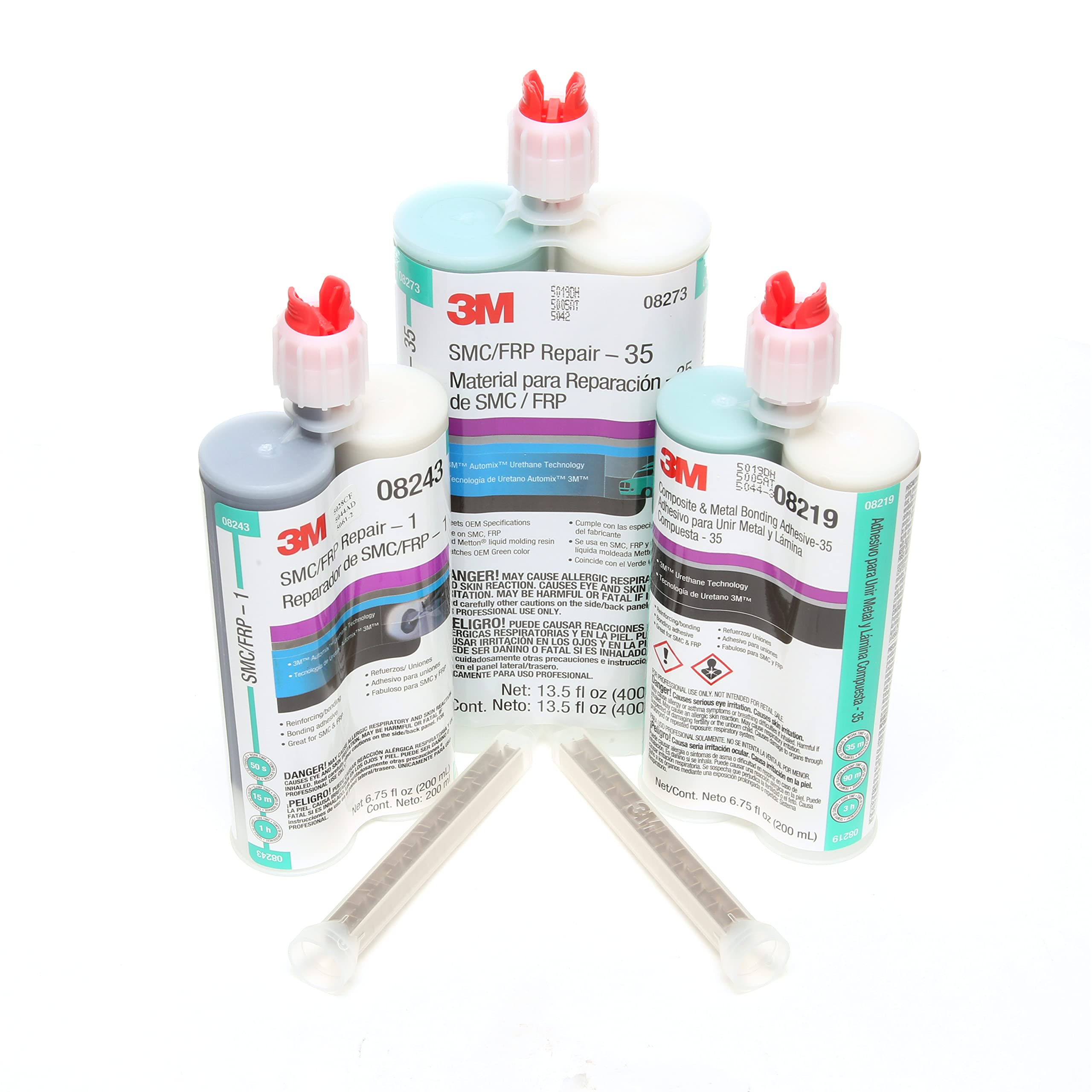 3M SMC/Fiberglass Repair Adhesive-35, 08219, Green, 200 mL Cartridge