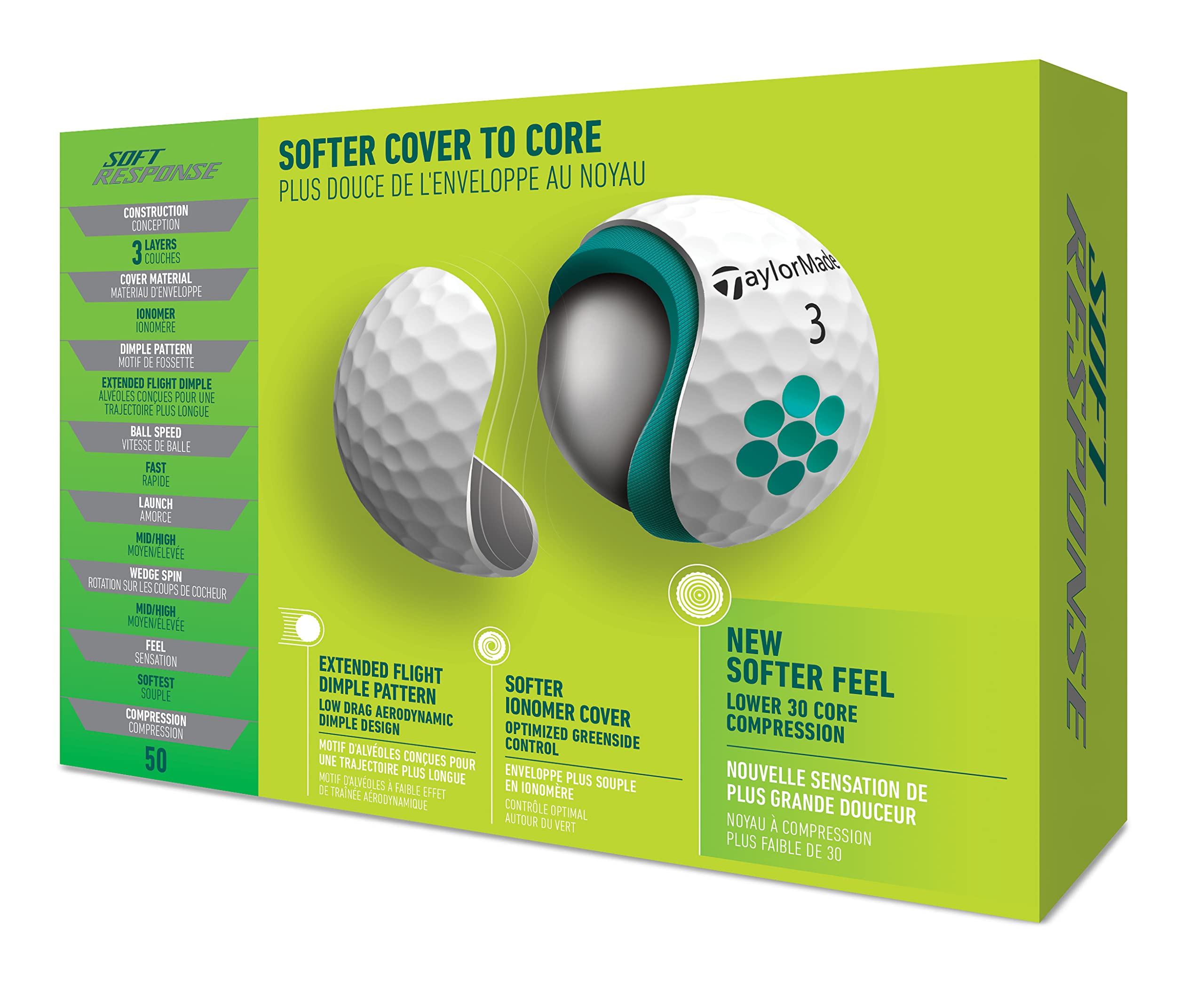TaylorMade 2022 Soft Response Dozen