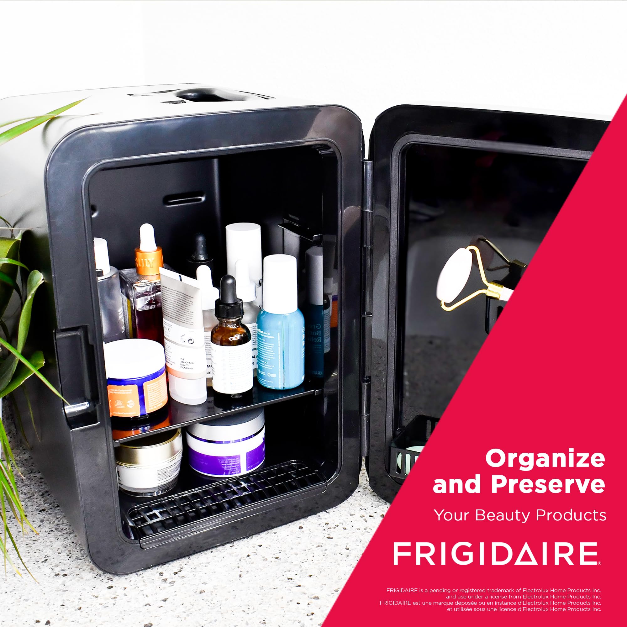 Frigidaire EFMIS188-SS 15 Can Mini Portable Fridge Cooler, 10L, 15-can Capacity, Brushed Stainless Rugged Finish