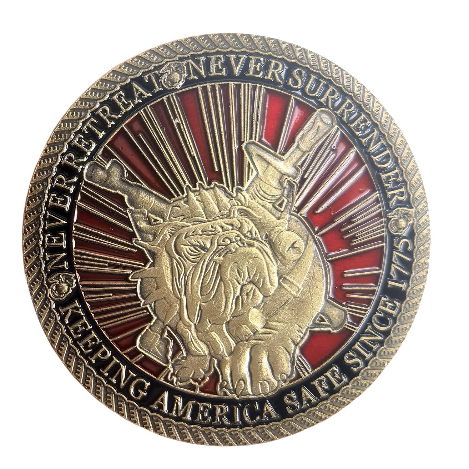 USN Marine Corps Devil Dog Military Challenge Coin Collection Gift