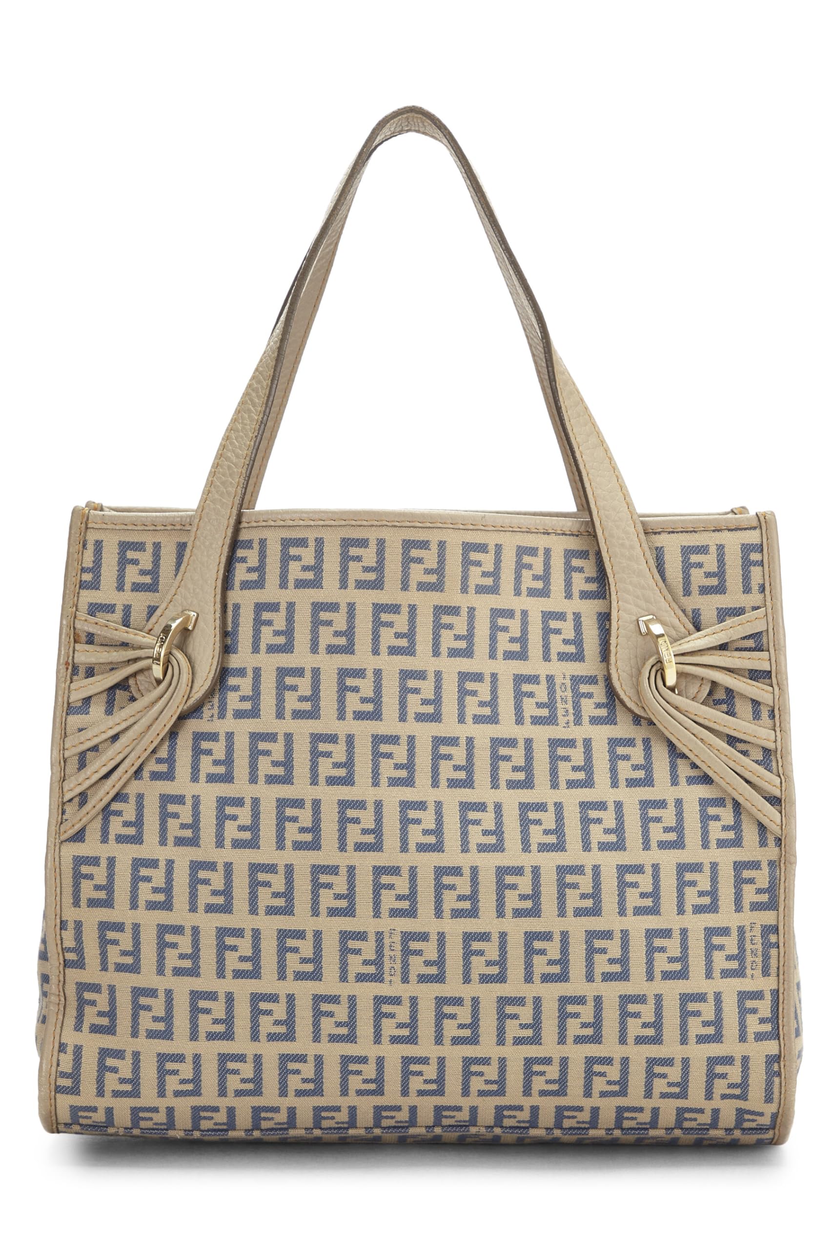 Fendi, Pre-Loved Beige Zucchino Tote Small, Brown