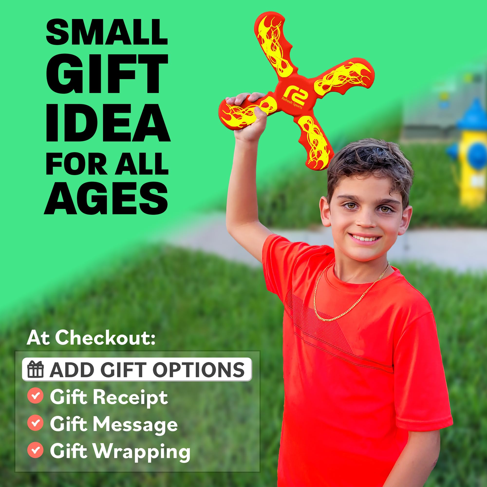 Boomerang for Kids - Toys For Ages 8-13 Boys & Girls - Fun & Easy To Use - Stocking Stuffers for Kids 6 7 8 9 10 Year Old Boy Gifts - Best Gifts For 8 Year Old Boys Gift Ideas for Ages 6-8 8-10 8-12 +