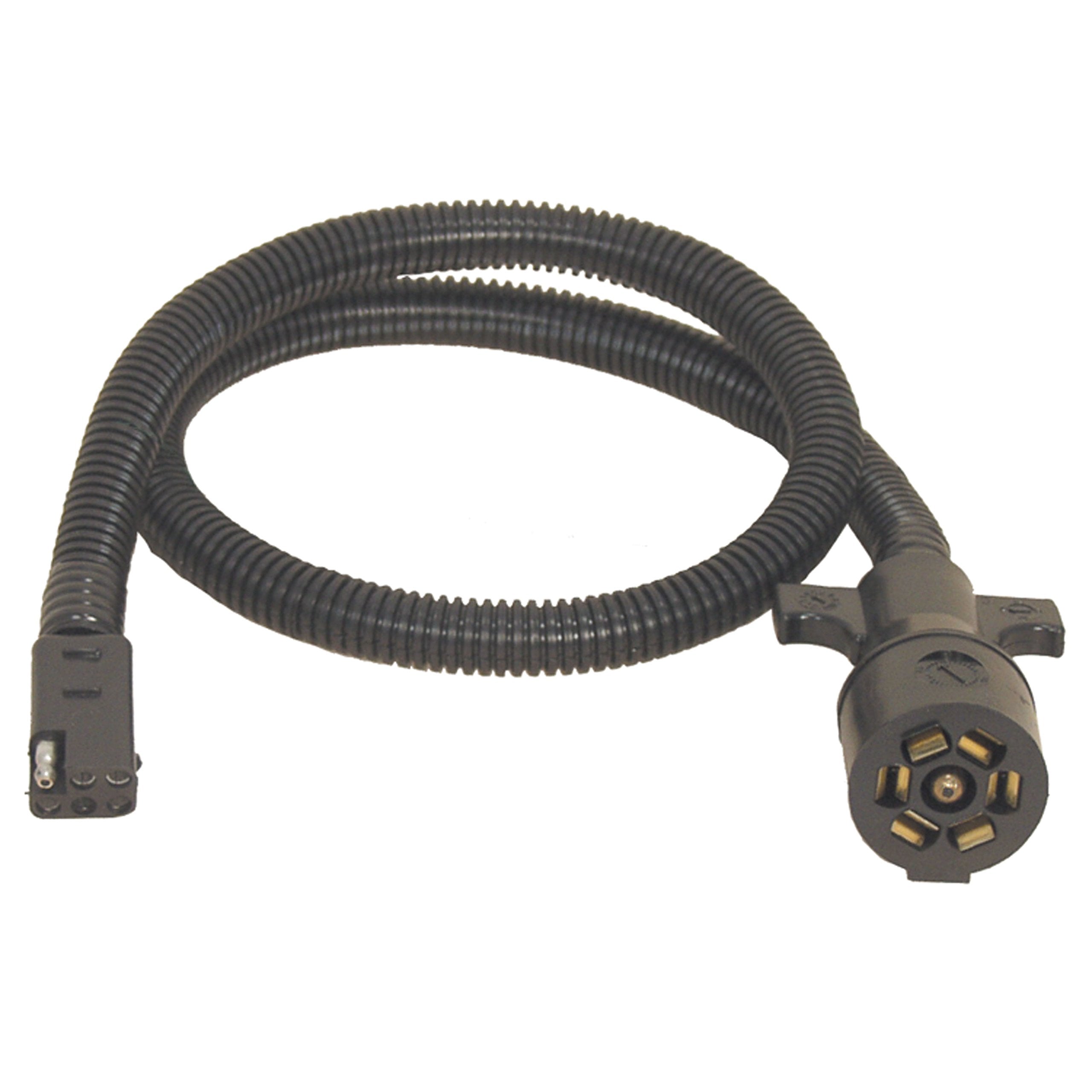 RV PIGTAILS 40015 Jayco 7-6 Way Pigtail - Black, 36"