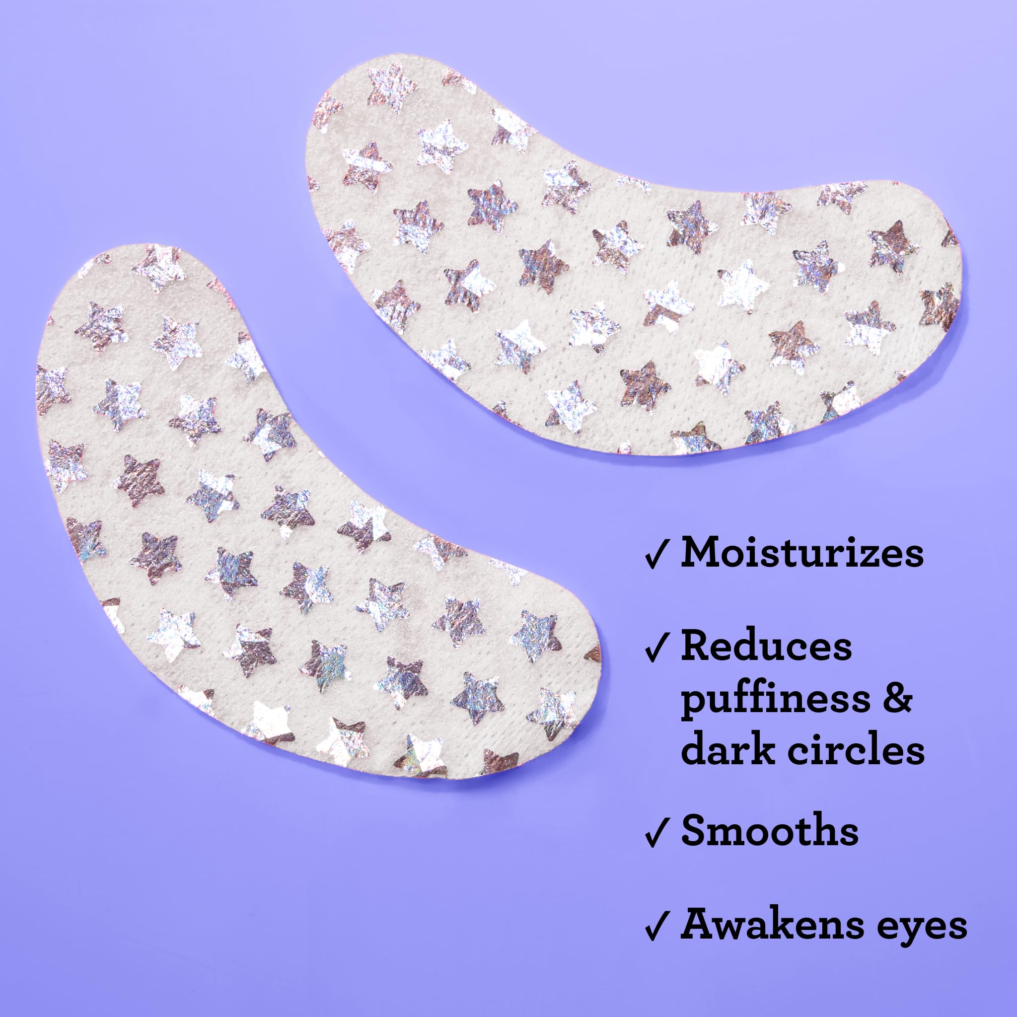 Bliss Eye Got This Holographic Foil Eye Masks - 5 Pack - Refreshing and Awakening Eyes - Reduces Puffiness and Dark Circles - Clean - Vegan & Cruelty-Free