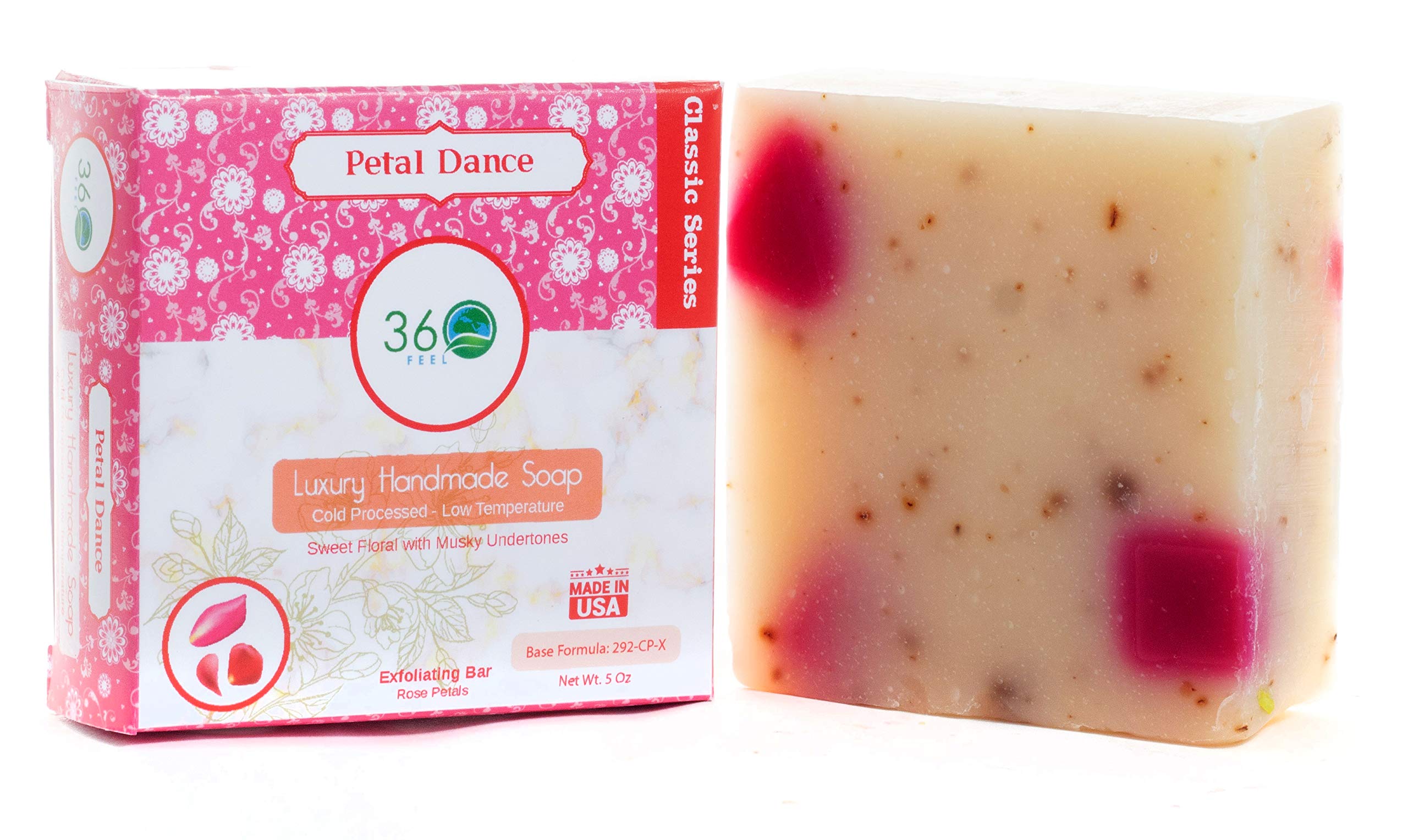 360Feel Cut Flower Soap -5oz Handmade Soap bar -Floral with undertones- Pure Essential Oil Natural Soaps Gift ready