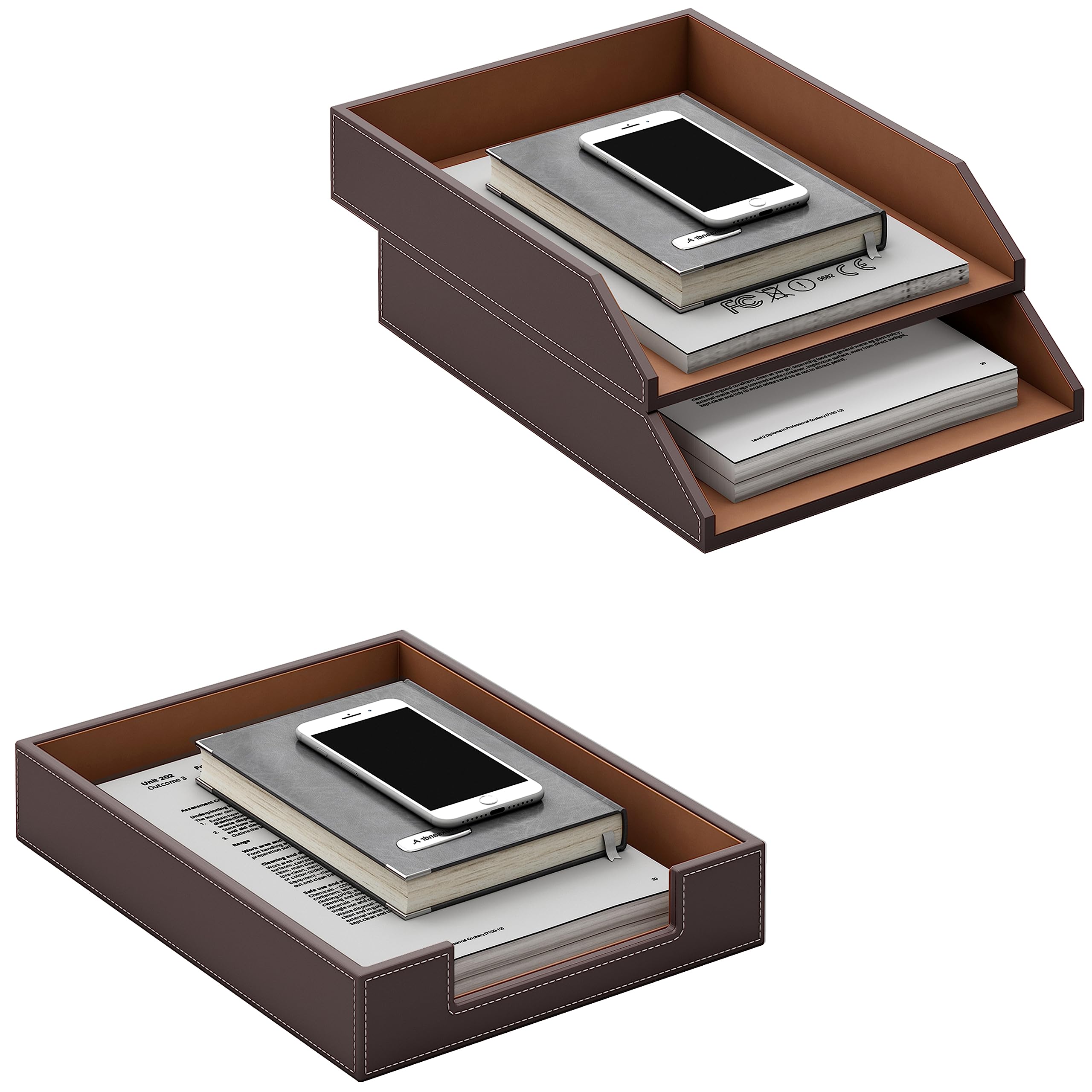 Thipoten Leather Letter Tray