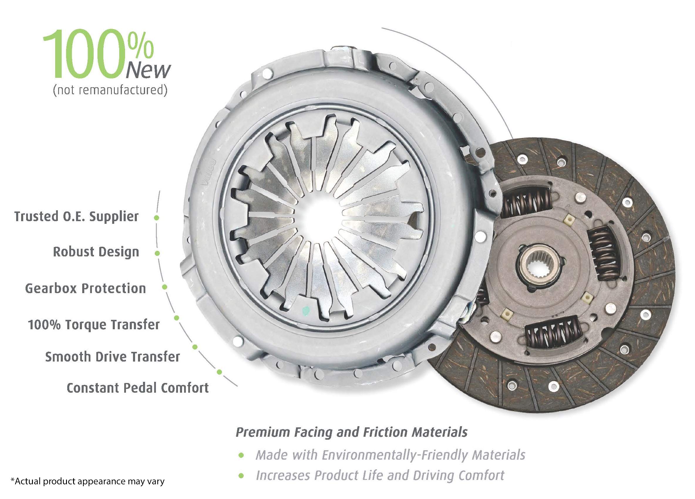 Valeo Service 52001202 OE Replacement Clutch Kit Compatible with Mini Cooper 2005-2006