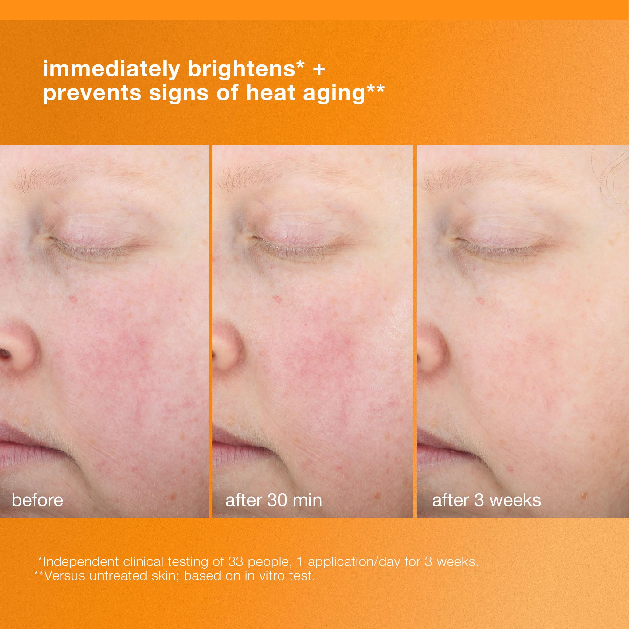 Dermalogica Biolumin-C Heat Aging Protector SPF 50, Daily Face Moisturizer with Sunscreen - Defend Signs of Skin Aging, 1.7 fl oz