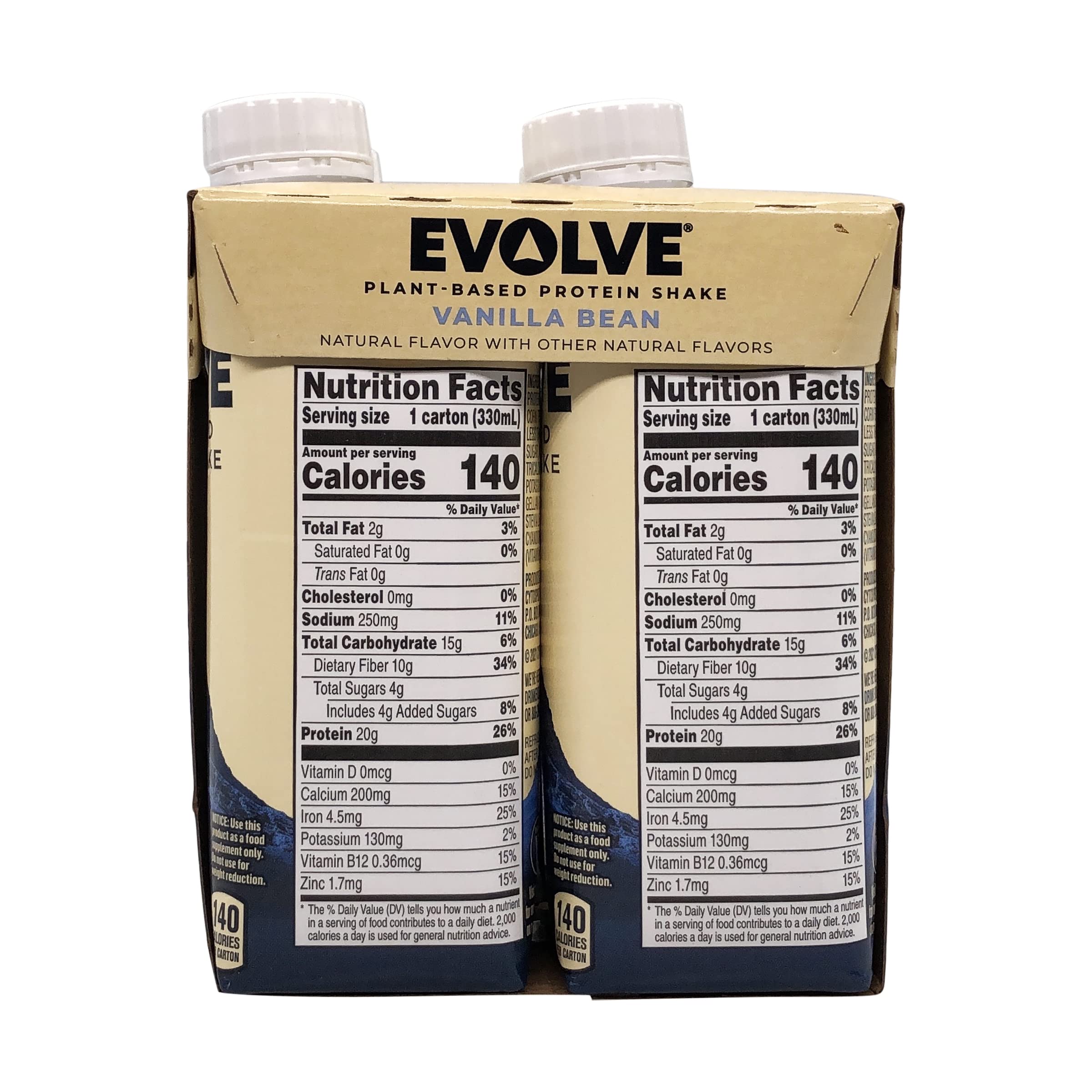 EVOLVE Ideal Vanilla Protein Shake 4Pk, 11 FZ