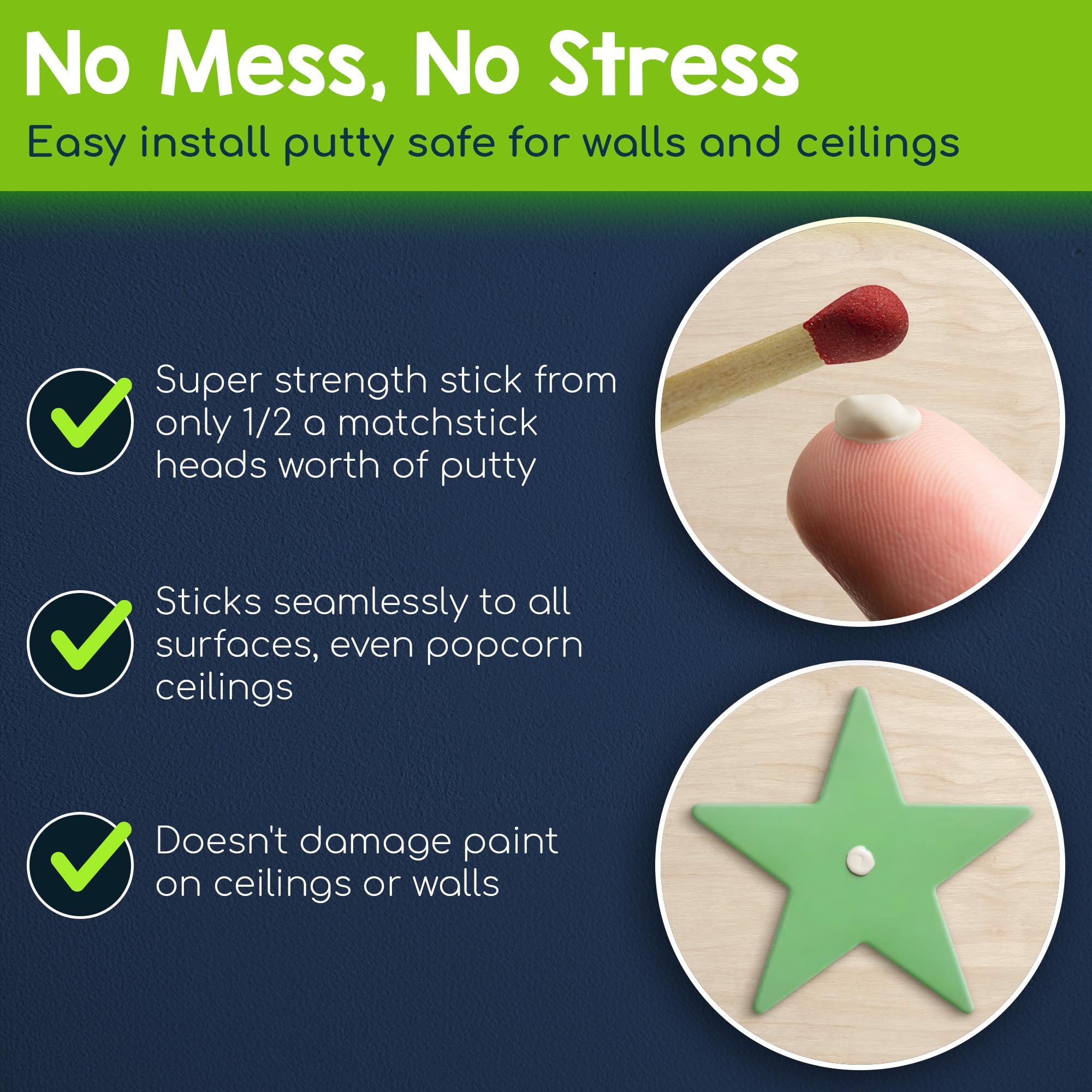 BUNMO 280 Piece Glow in The Dark Stars - Stocking Stuffers for Kids - Glow Stars for Ceiling – Long Lasting Non-Toxic Decals with Moons & Planets for Kids Bedroom, Nursery & Room Decor