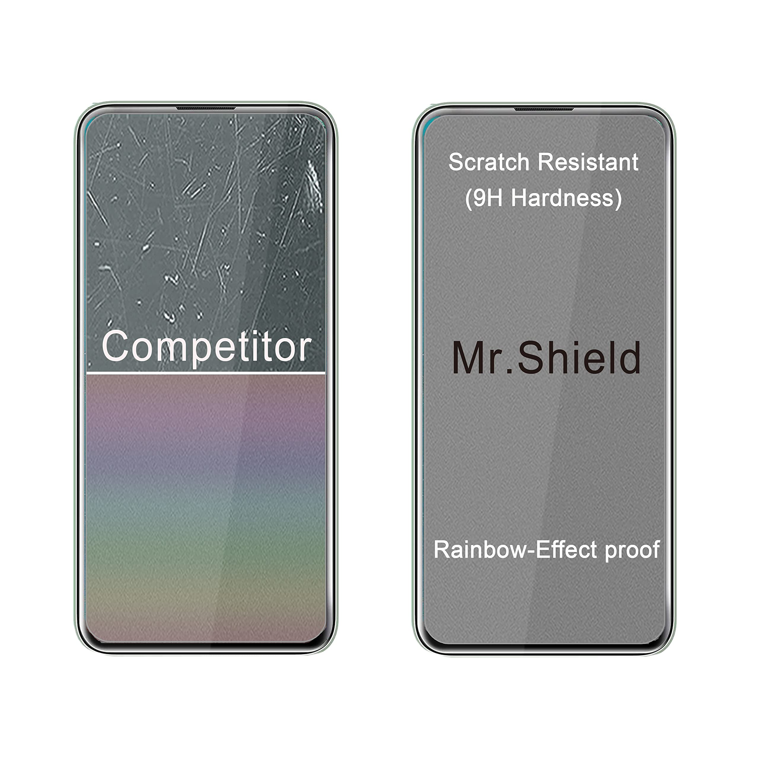 Mr.Shield [3-Pack] Screen Protector For OUKITEL C21 Pro [Tempered Glass] [Japan Glass with 9H Hardness] Screen Protector