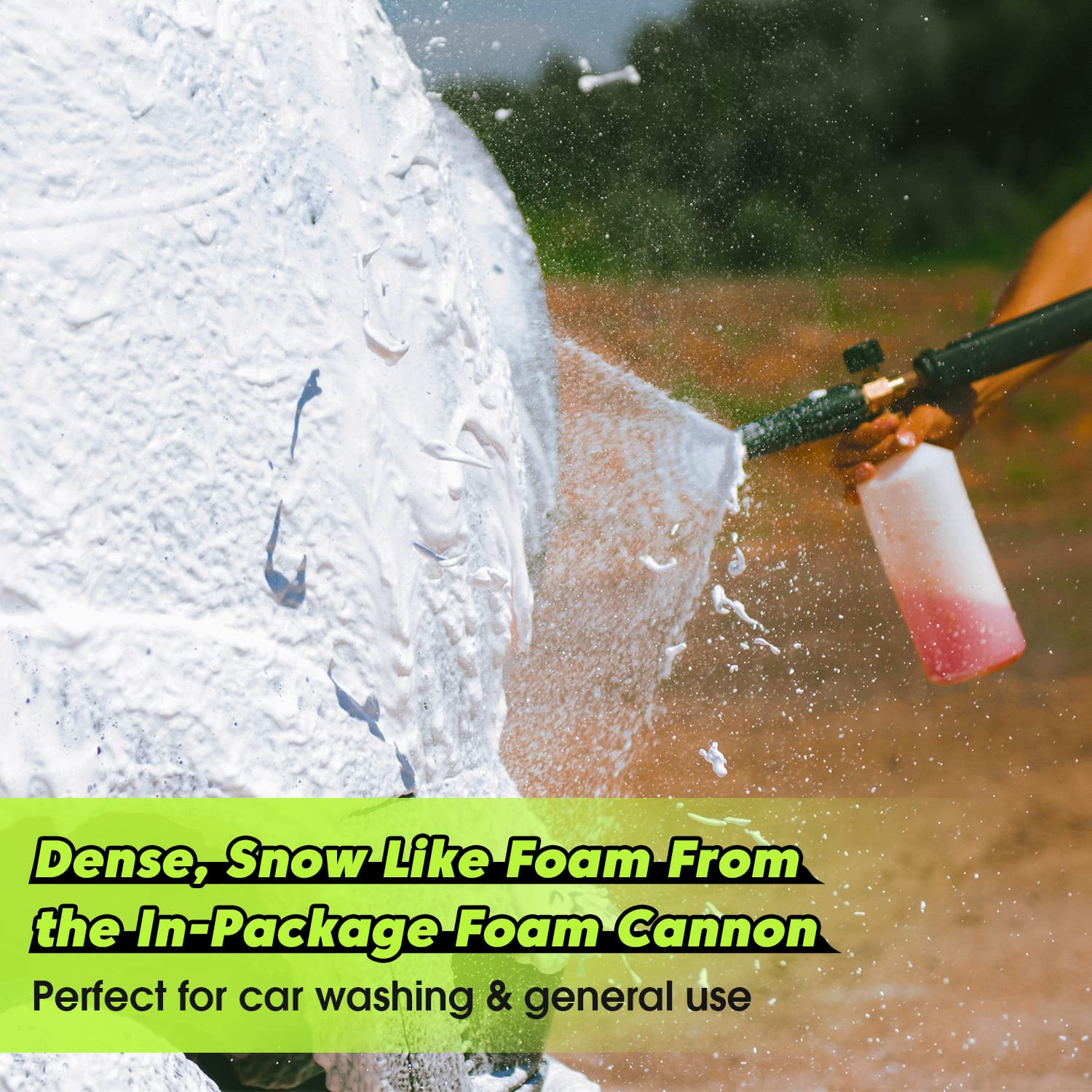 PowRyte Electric Pressure Washer with Hose Reel, Foam Cannon, 4 Different Pressure Tips, Power Washer, 4000 PSI 2.6 GPM