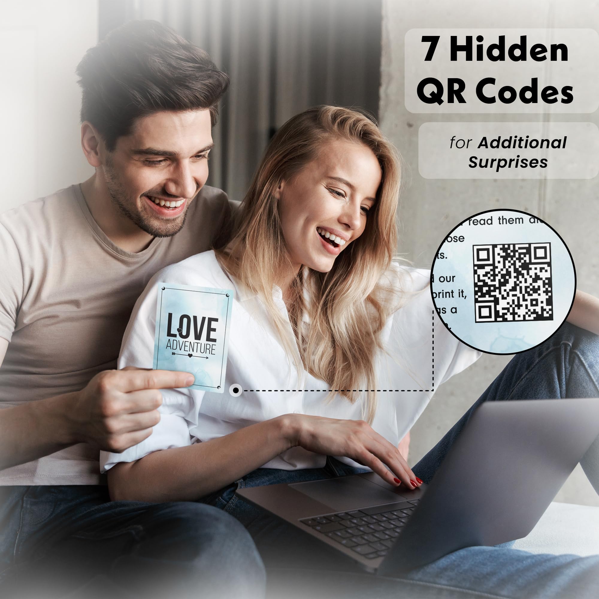 LOVEVIBE 40 Fun and Romantic Scratch Off Date Adventure Ideas for Her, Him, Girlfriend, Boyfriend, Wife, or Husband - Perfect for Date Night, Special Couples Gift for Anniversaries, Birthdays & More!