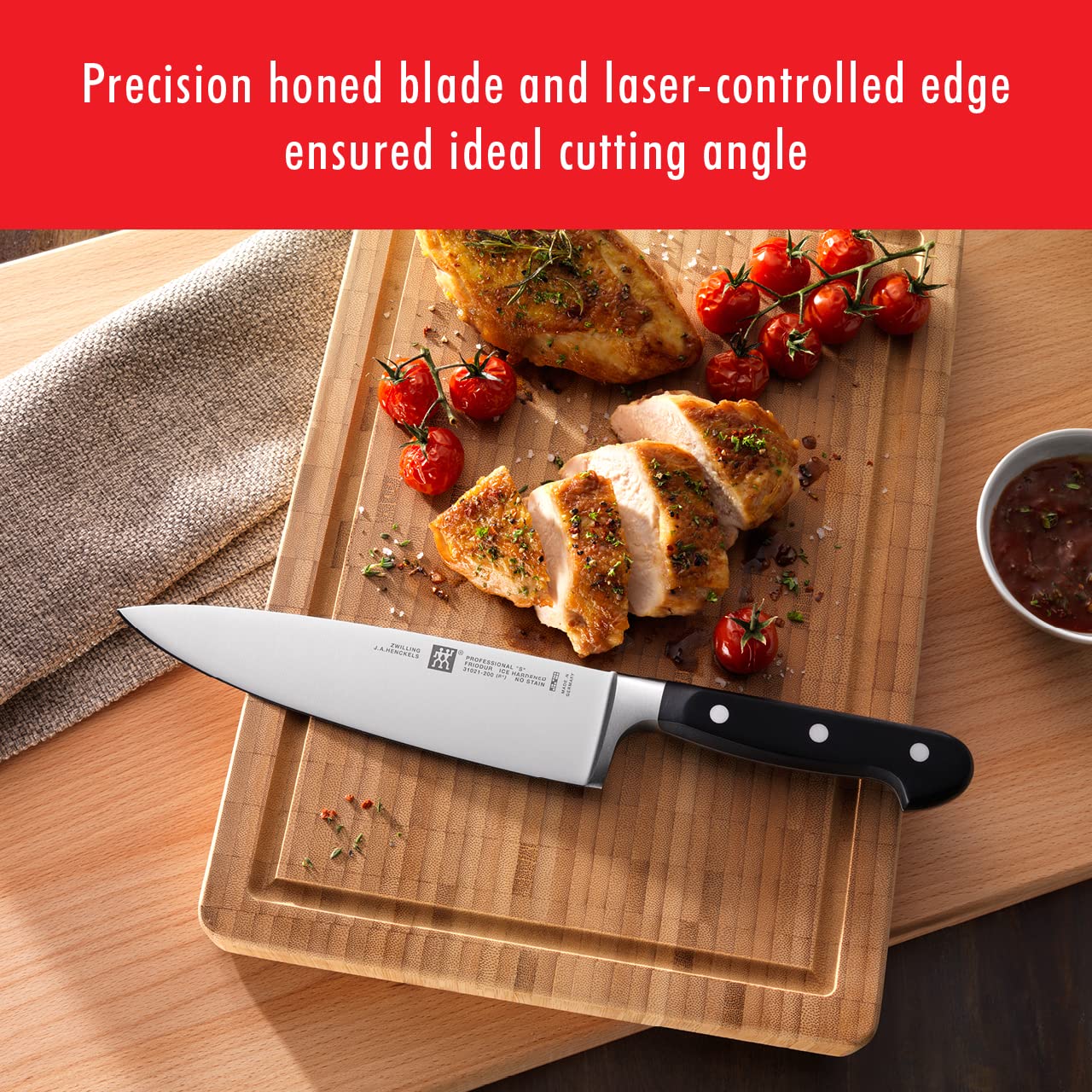 ZWILLING PROFESSIONAL S 8-INCH, CHEF'S KNIFE