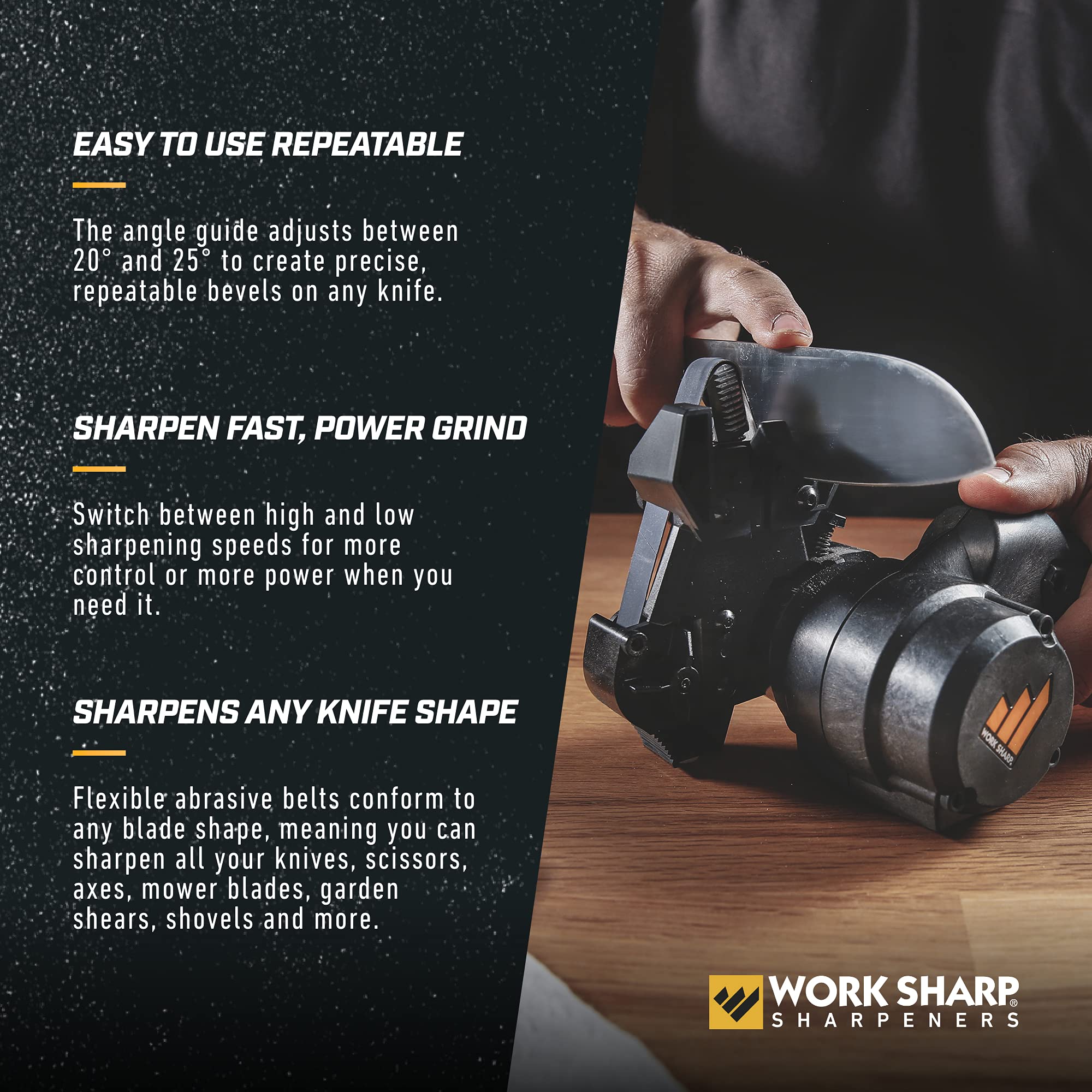 Work Sharp MK2 Professional Electric Knife and Tool Sharpener - Adjustable Tool and Knife Sharpening System