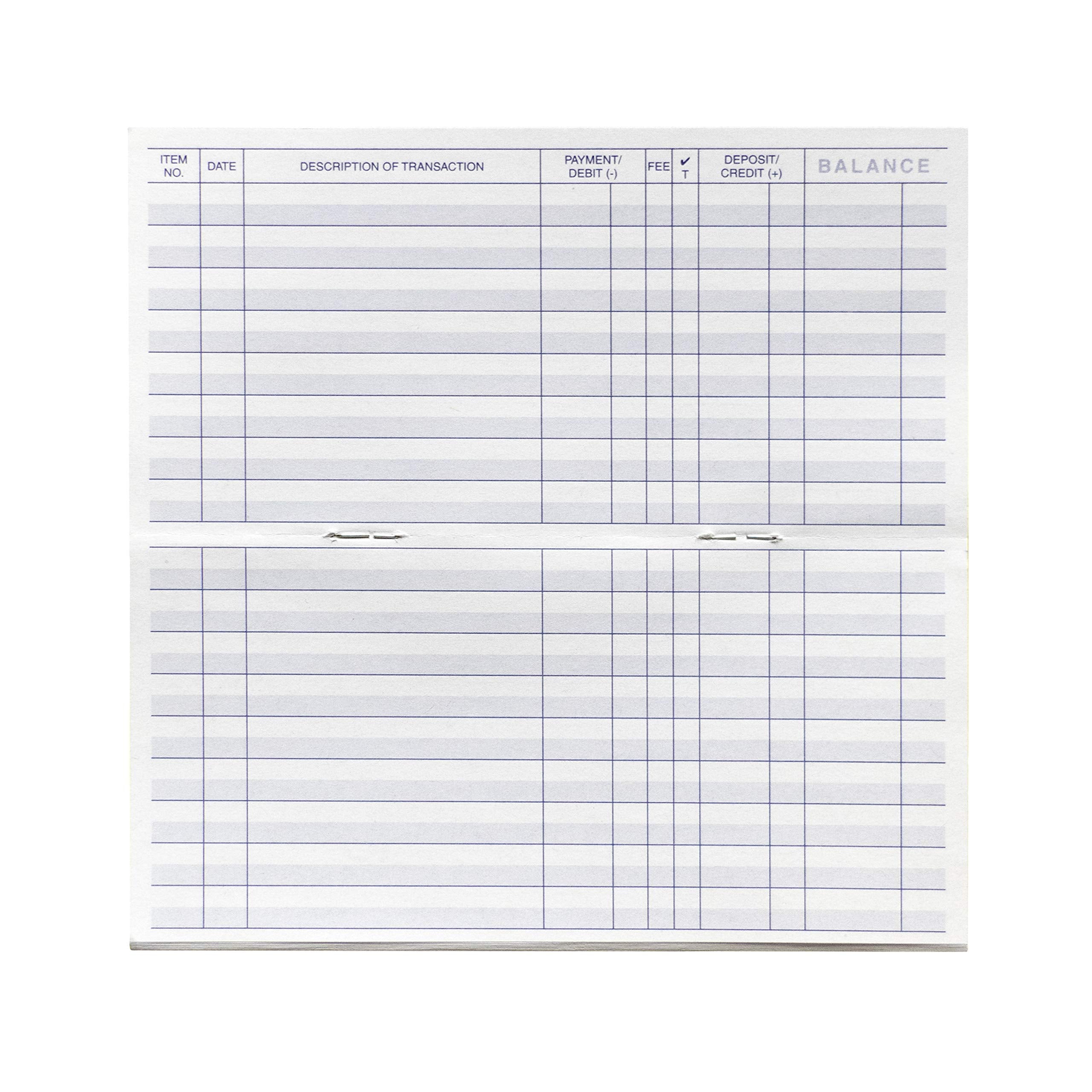Checkbook Registers for Personal Checkbook, Transactions Ledgers, Pack of 10, 2025-2026-2027