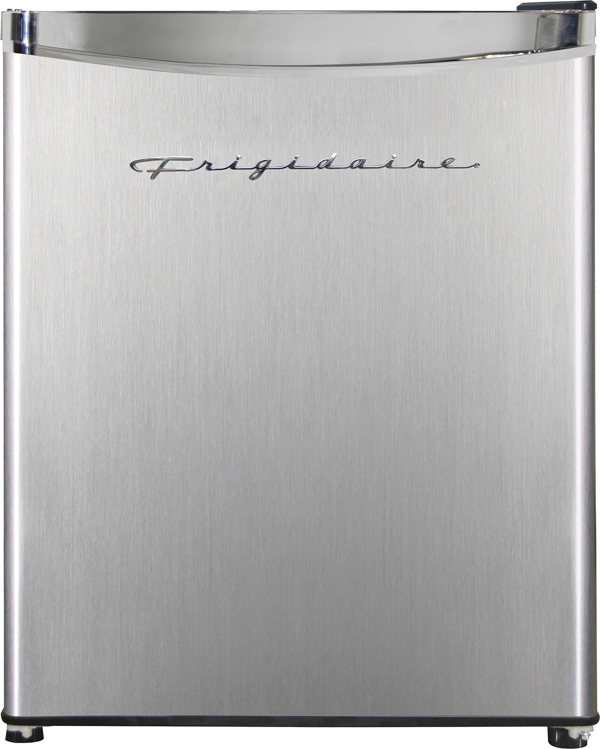 Frigidaire EFR182 1.6 cu ft Stainless Steel Mini Fridge. Perfect for Home or The Office. Platinum Series, 1.8