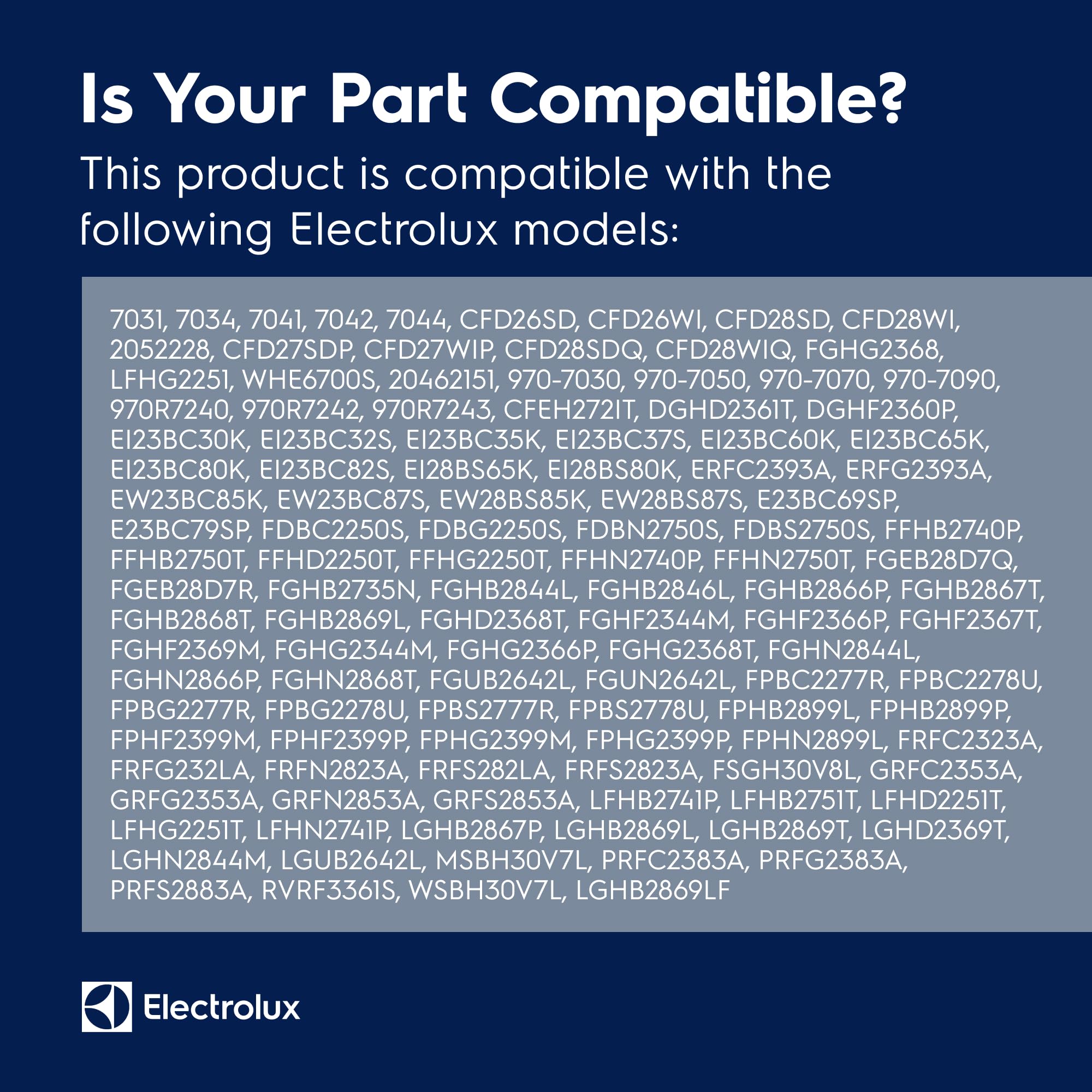 Electrolux 241778307 Door Gasket for Refrigerators, Gray