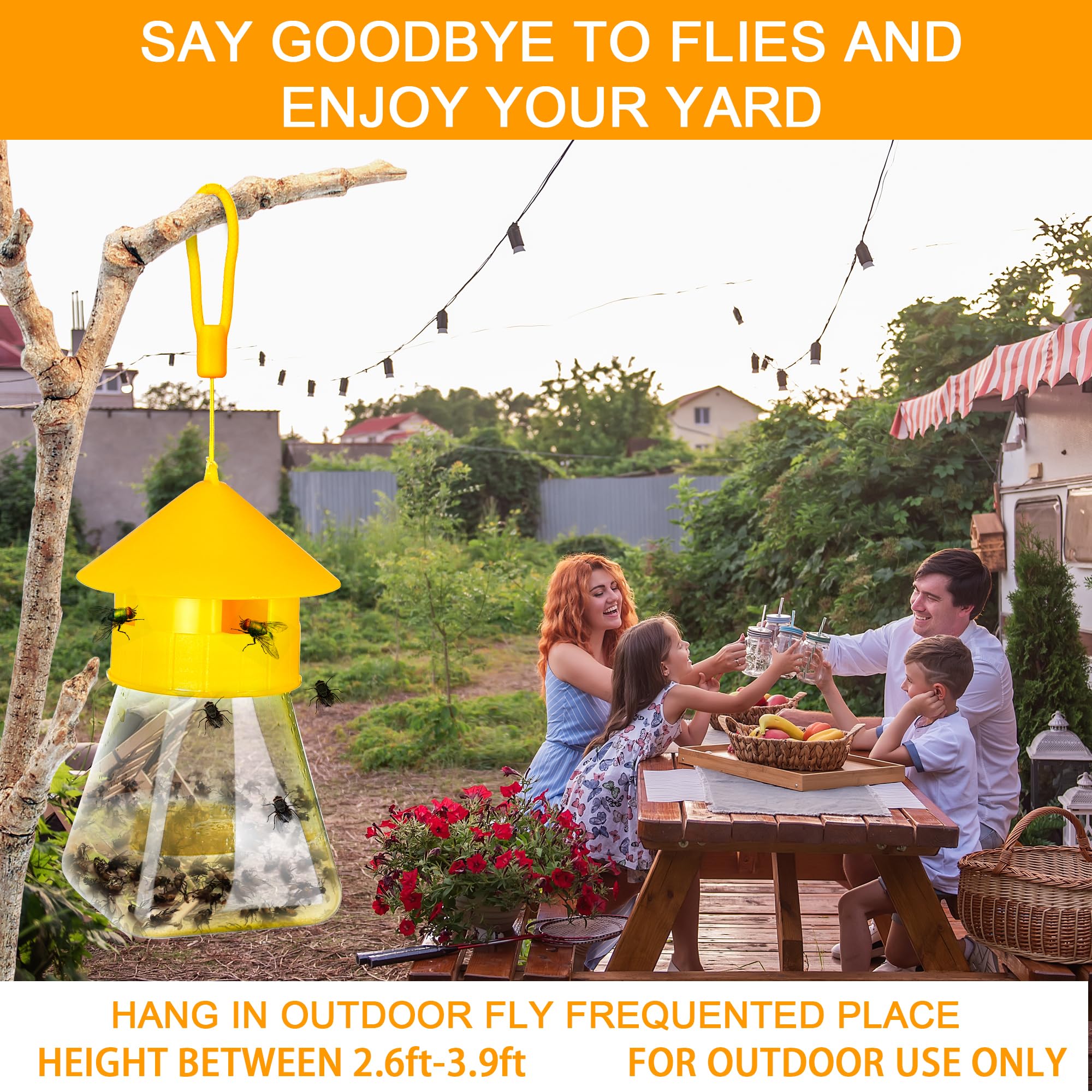 Simashts Fly Trap Bait Refill for Outdoor Use
