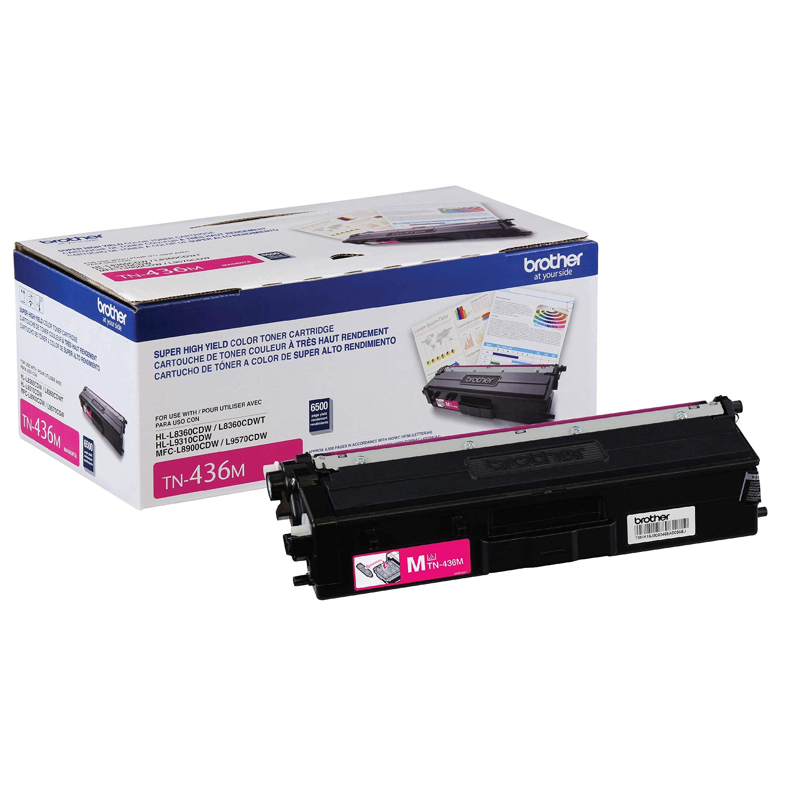 Brother TN-436 Super High Yield Toner Cartridge Set Colors Only (6,500 Yield)