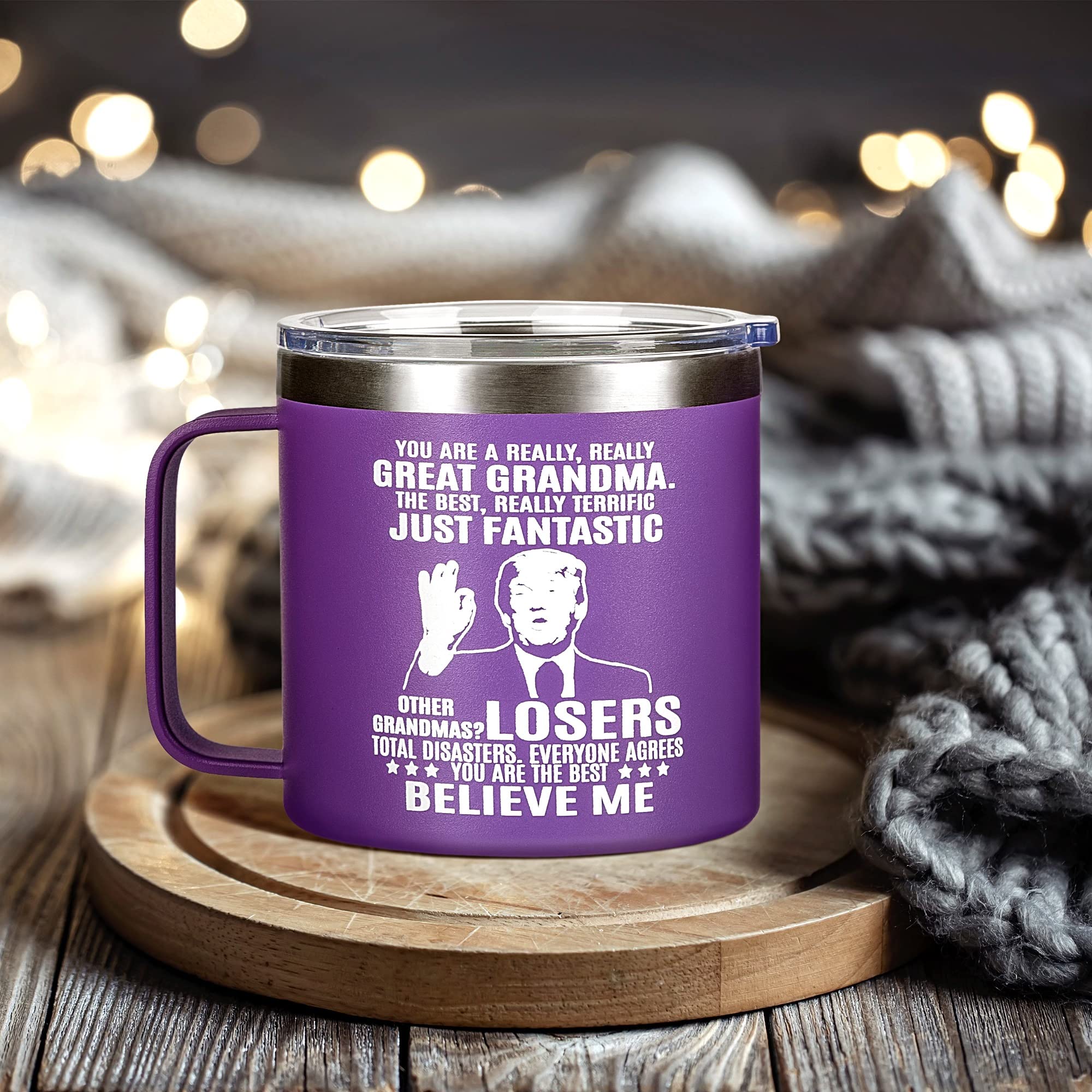 Edizzone Grandma Funny Mug - Grandma Gifts - Grandma Birthday Gifts - Gifts for Grandmother for Christmas - Gigi Gifts for Grandma From Granddaughter Grandson - Mothers Day Gifts for Grandma