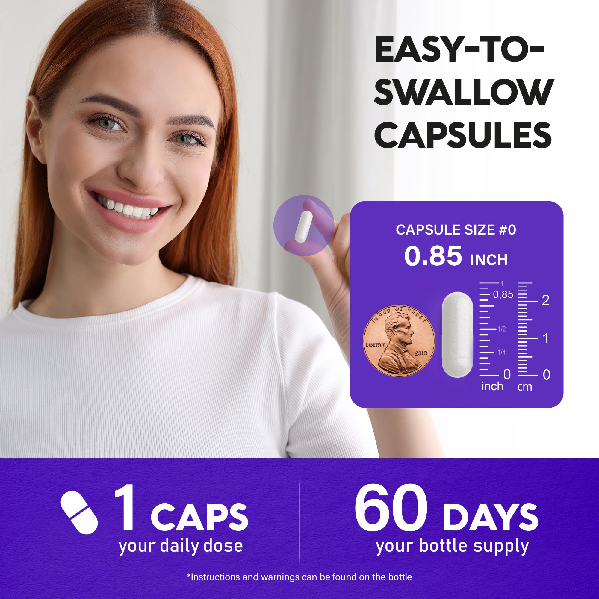 Zinc Picolinate 50mg - Zinc Supplement with Copper, Vitamin D3 & B12 - Stomach Friendly | Slow Release - Immune Support & Skin Health - High Absorption with BioPerine & Vitamin C - 60 Capsules