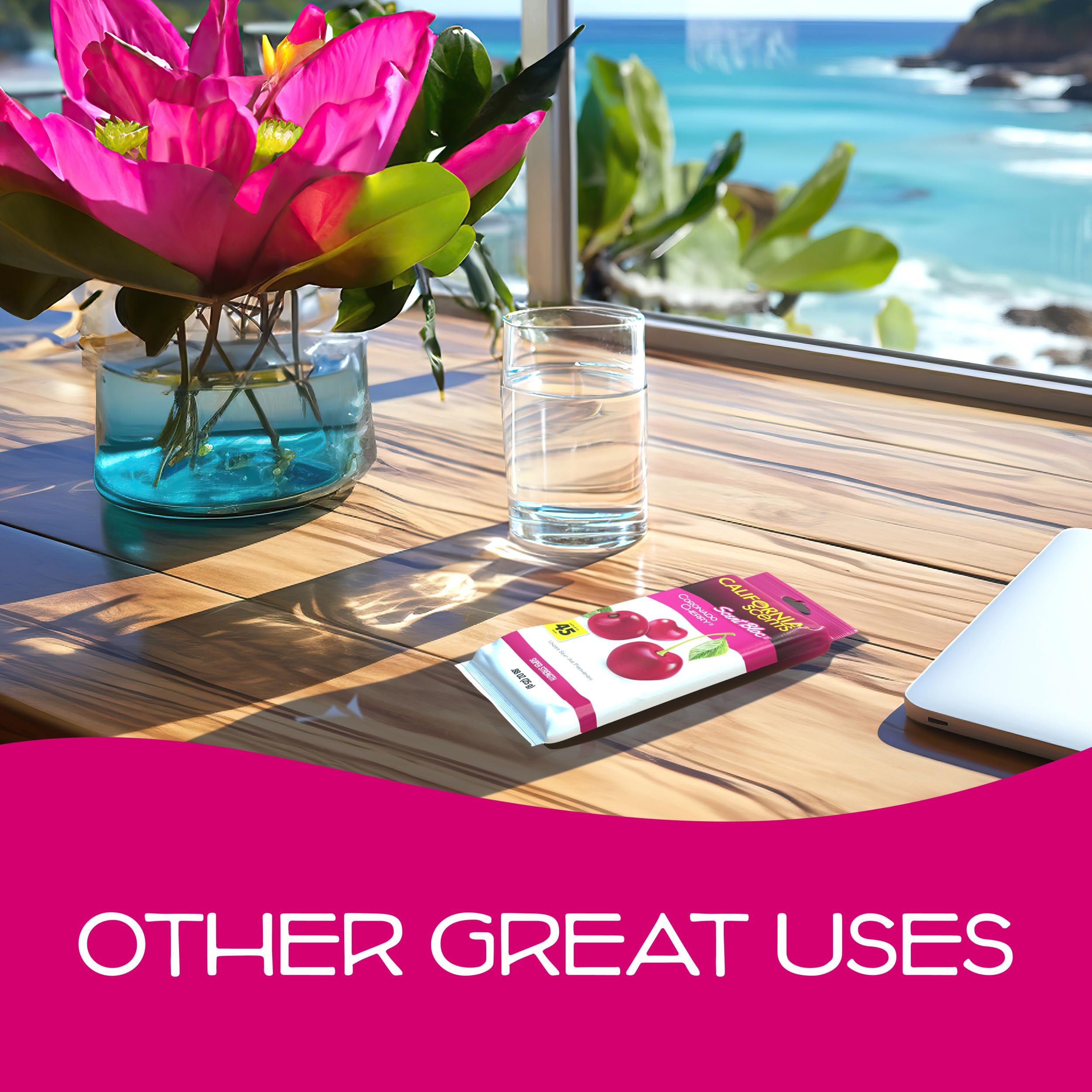 California Scents Power Bloc Car Air Freshener, Coronado Cherry Scent