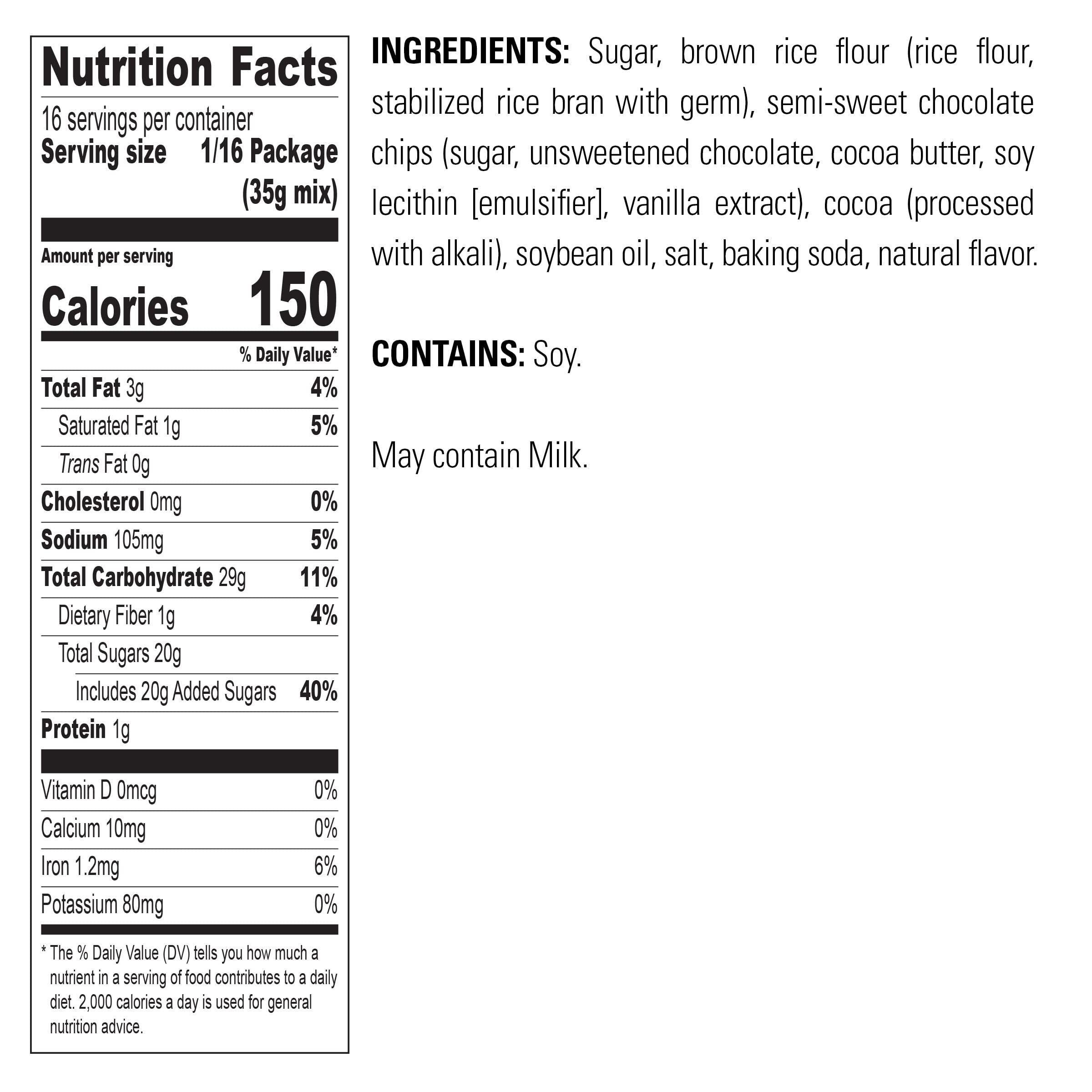 Krusteaz Gluten Free Double Chocolate Brownie Mix, Includes Chocolate Chips, Certified GF, Gluten Free Baking Mix, 20-ounce Boxes (Pack of 8)