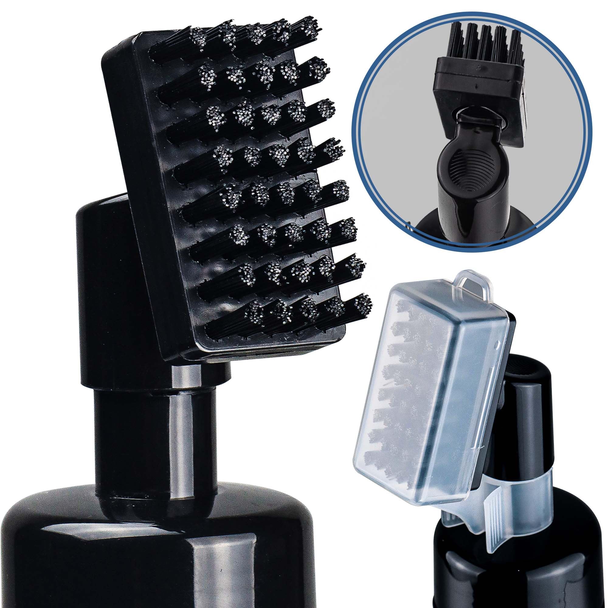 Golf Club Cleaner Brush, Golf Water Brush with Spray Bottle Holds 5 Ounces of Water, Golf Club Cleaning Kit - with Cover & Retractable Clip, Essential Golf Accessories for Men, Best Golf Gifts for Men