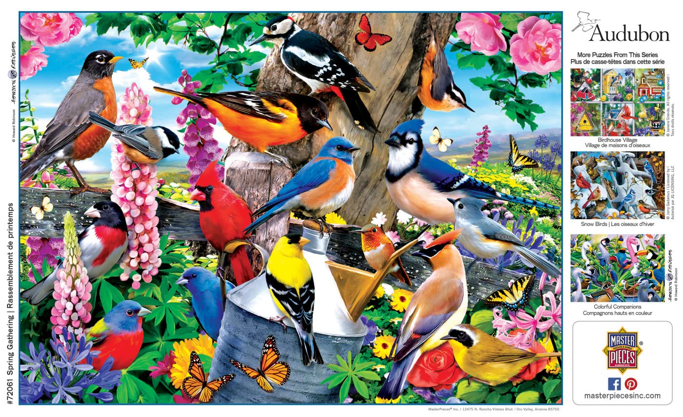 MasterPieces 1000 Piece Jigsaw Puzzle for Adults, Family, Or Youth - Spring Gathering - 19.25"x26.75"