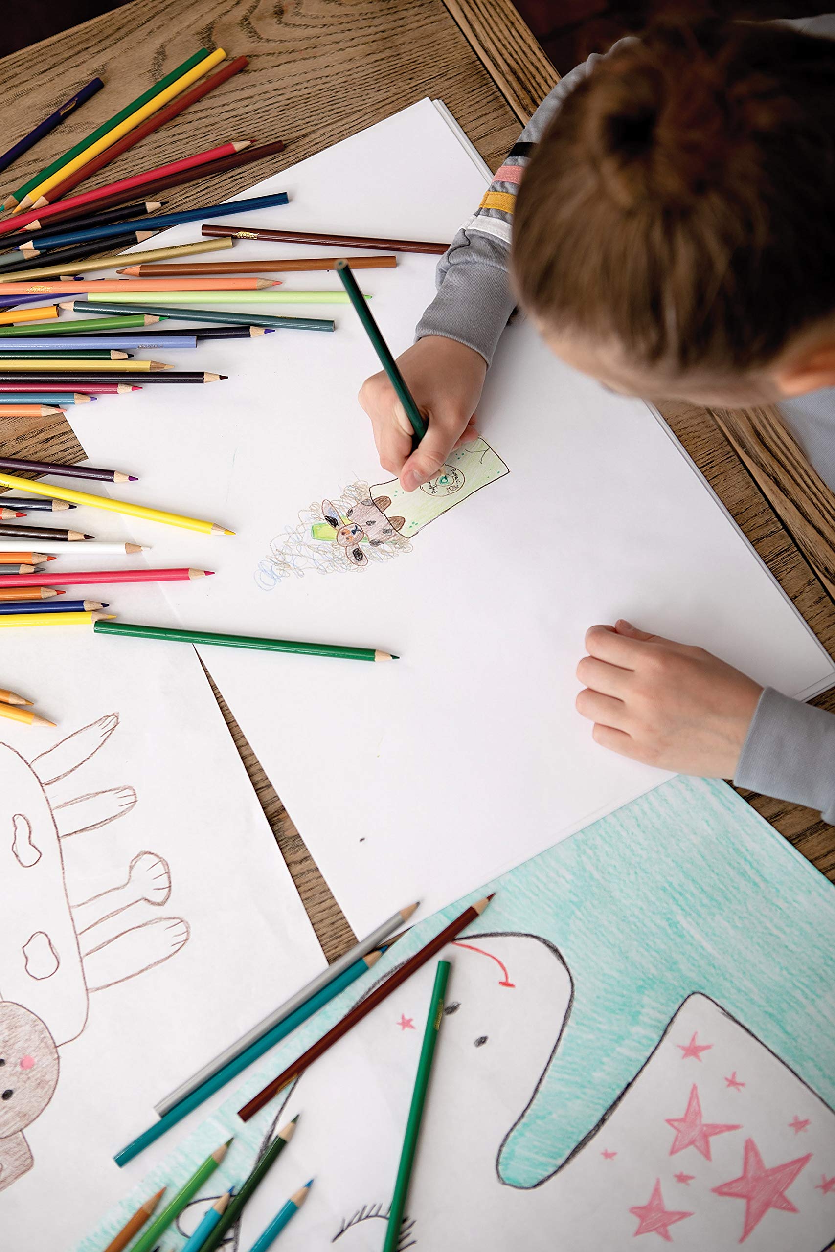 Pacon Drawing Paper P4742, White, Standard Weight, 12" x 18", 500 Sheets