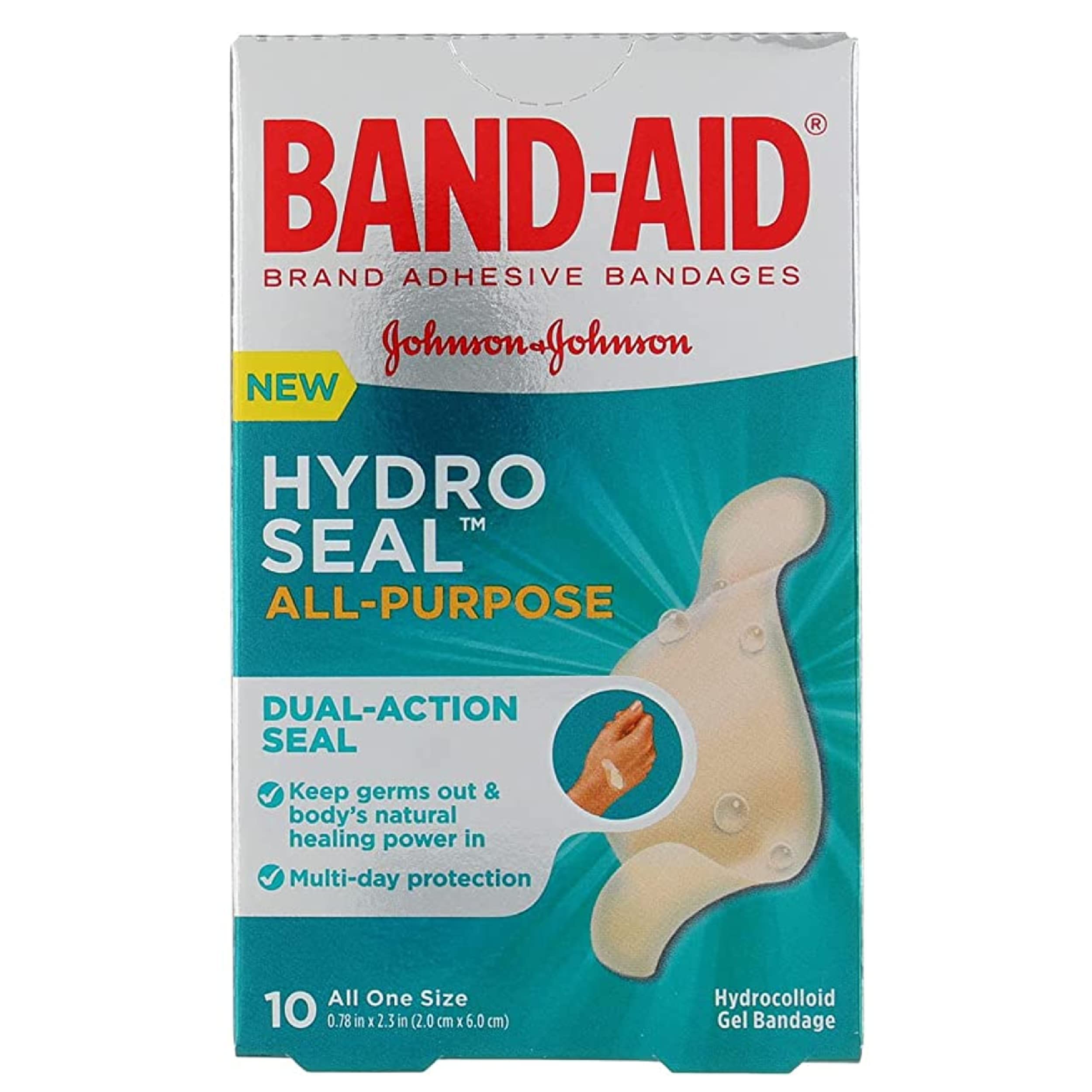 Band-Aid Hydro Seal All Purpose, 10 Count(One Size) Each(Pack of 2)