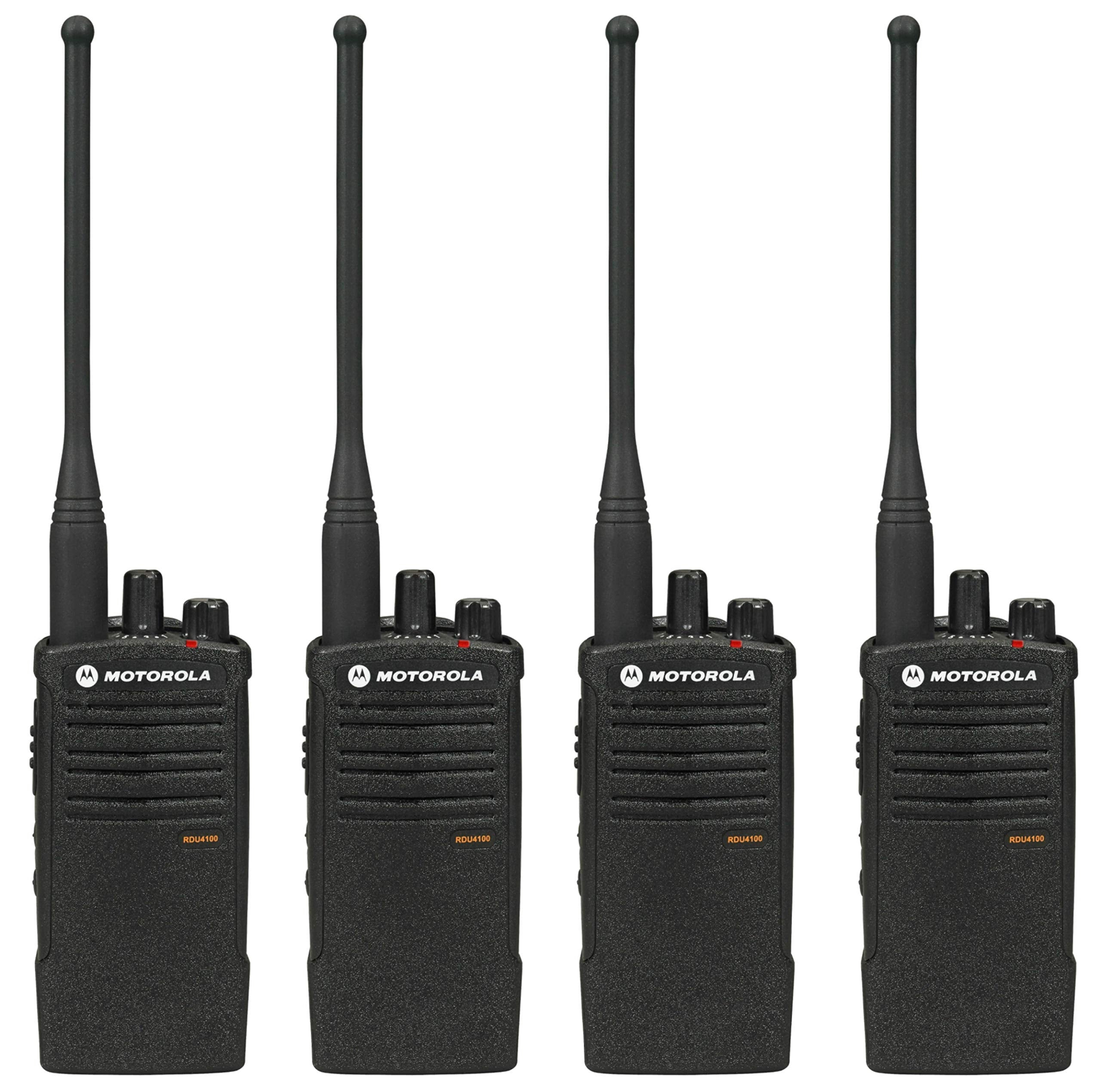 Motorola RDU4100 RDX Business 2-Way UHF Professional Two Way Radio (4-Pack)