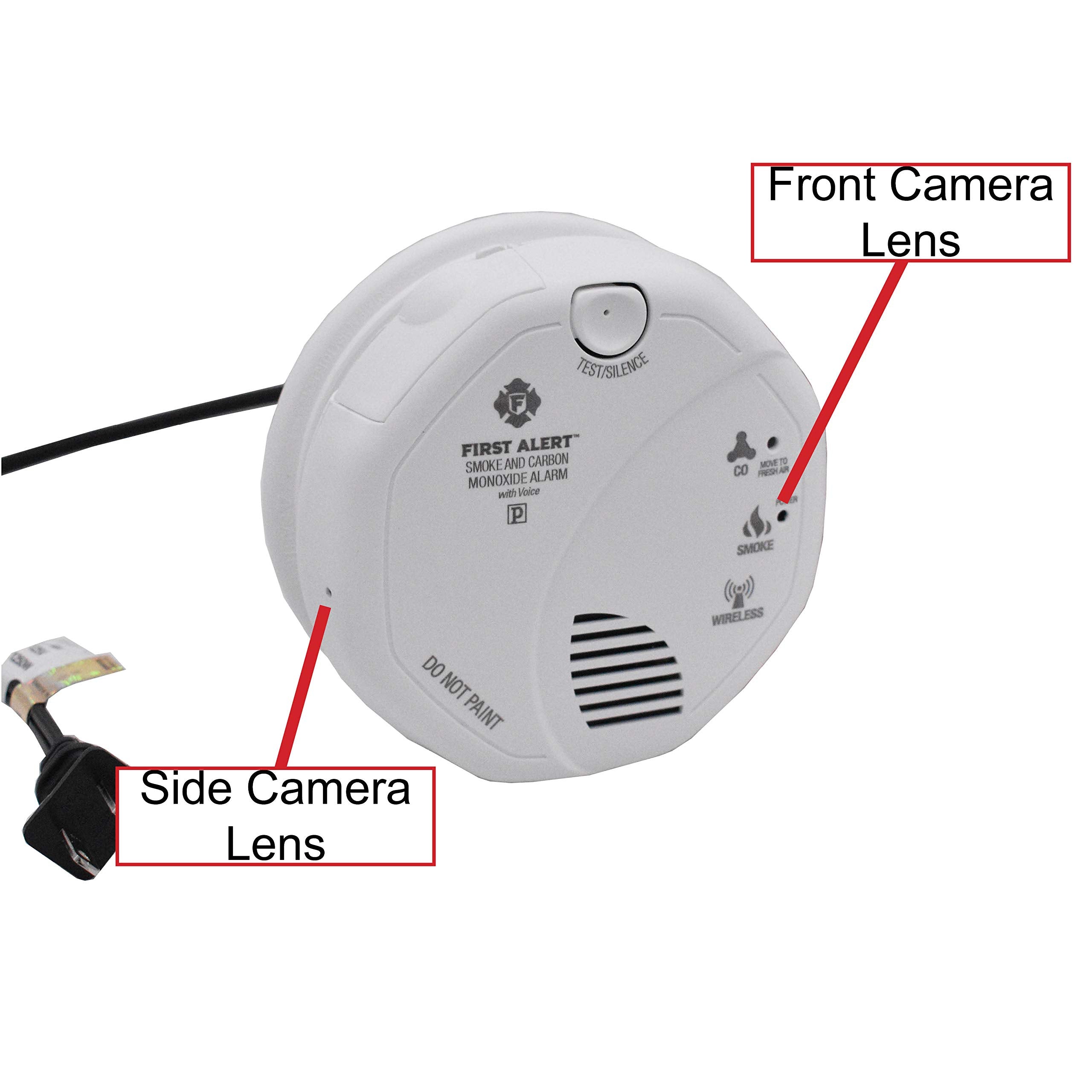 Minigadgets BBENSMOKEDUALCAM Faux Smoke Detector w/ 2 Hidden Cameras