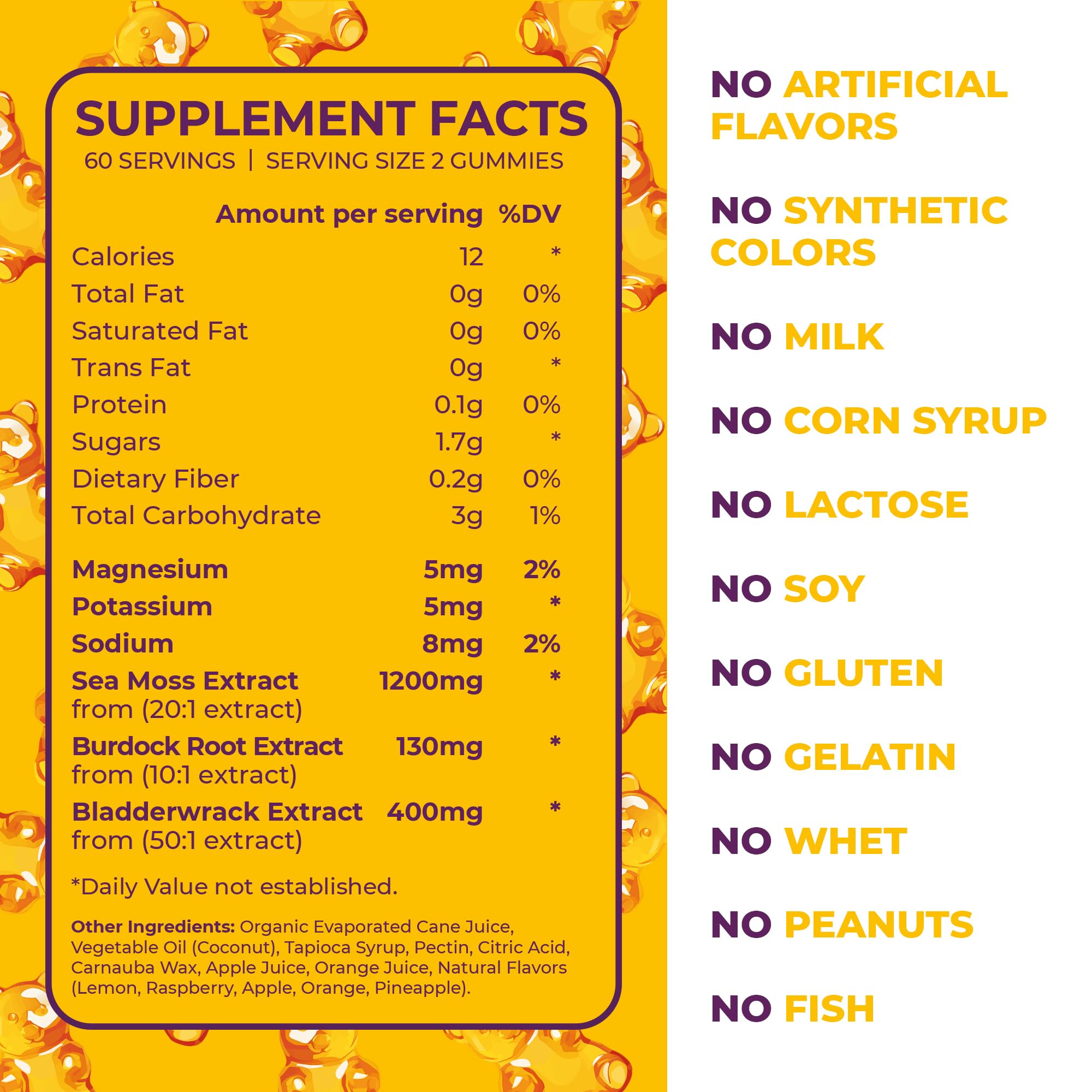TrueSeaMoss Sea Moss Gummies Pouch & Strawberry Sea Moss Gel