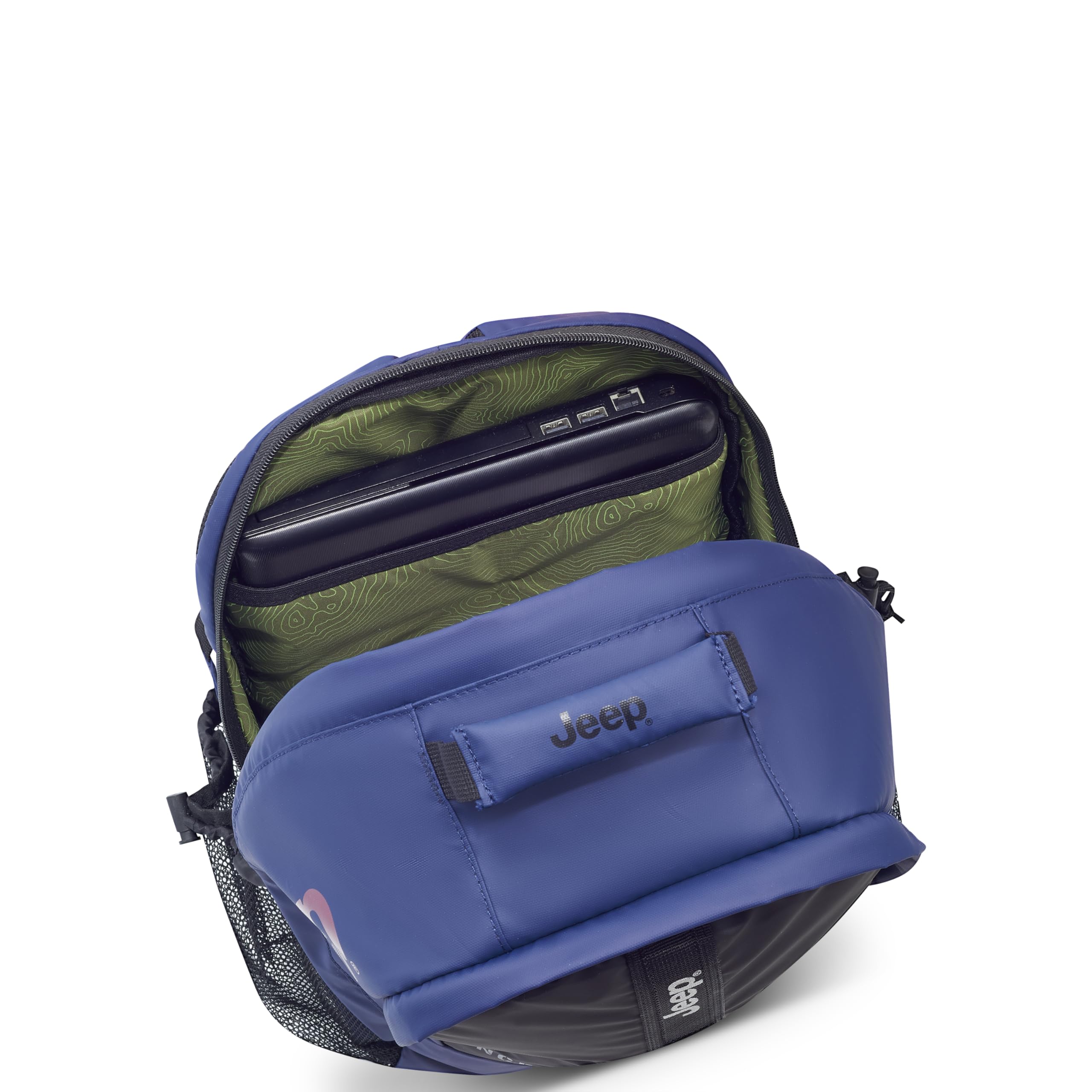 Jeep JS011B Travel Backpack, Navy, 15.6" Laptop