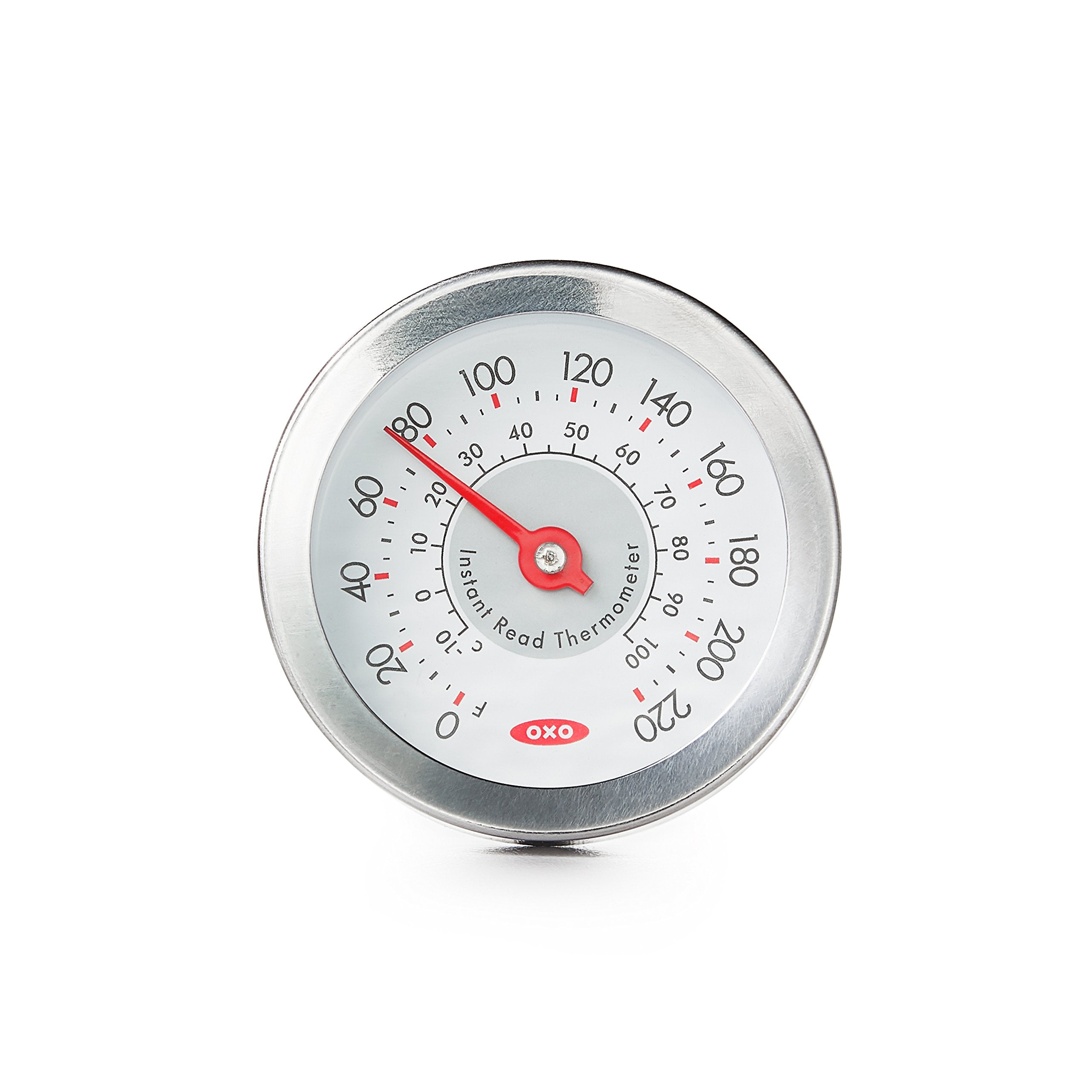 OXO Good Grips Chef's Precision Meat Thermometer, Silver