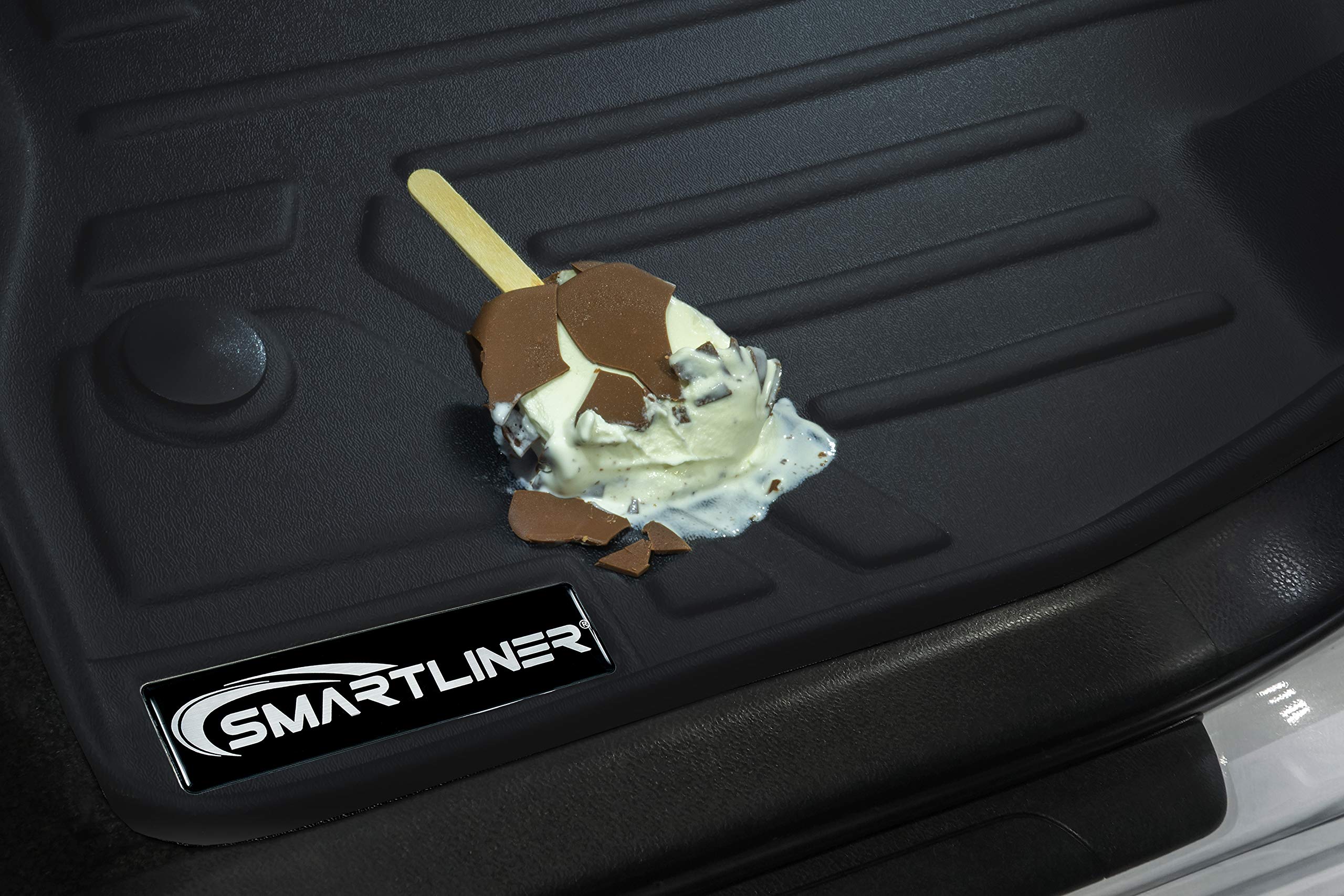 MAXLINER Floor Mats 2 Row Liner Set Black for 2012-2018 RAM 1500/2500/3500 Crew Cab (4 Full Size Doors)