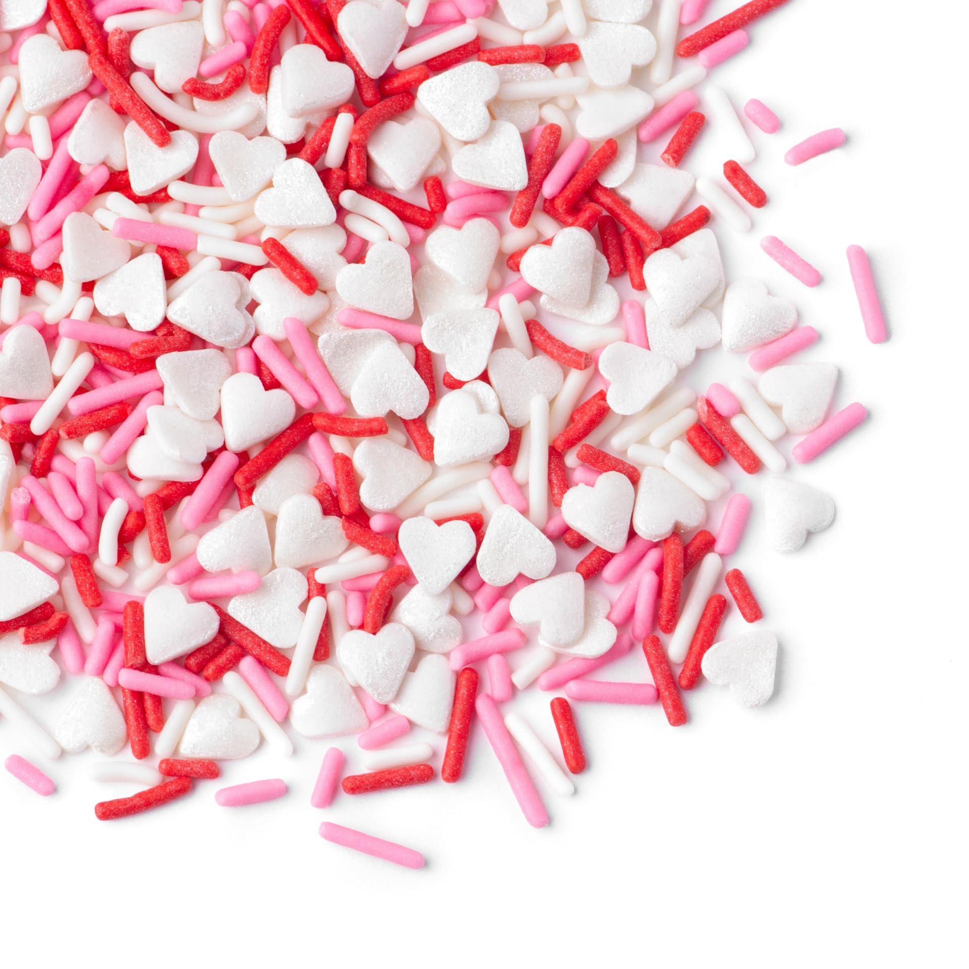 Sweets Indeed, Heart Sprinkles, Valentines Day Bulk, 10 ounce, Edible Sprinkle Mix, Perfect for Cake Decorations, Baking, Ice Cream, Cookies, Cupcake Topper (Sweetheart Mix)