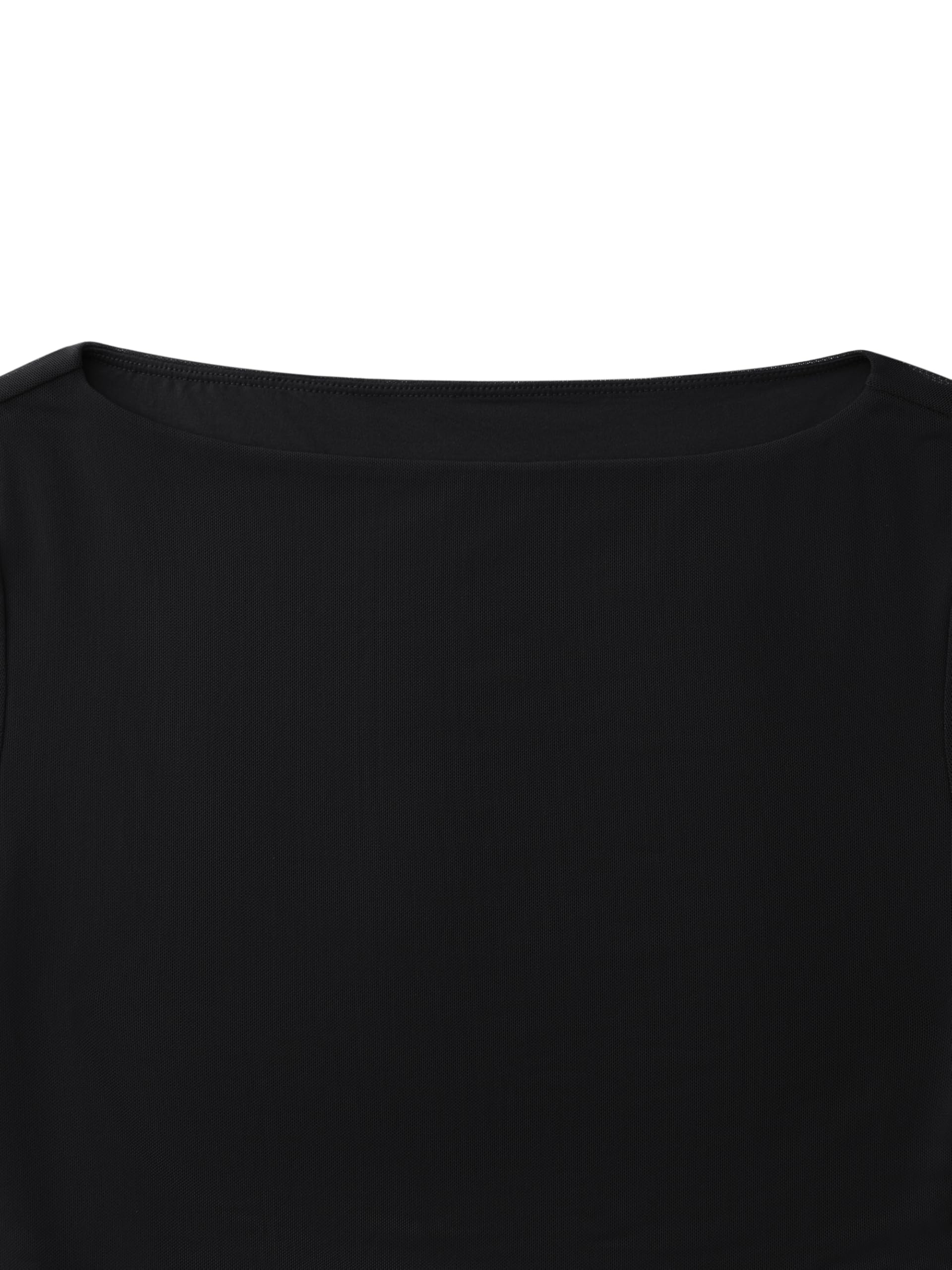 REORIA Women's Fall Mesh Sheer Long Sleeve Wedding Guest Dress Sexy Floral Bodycon Maxi Long Dresses Black Onyx Small