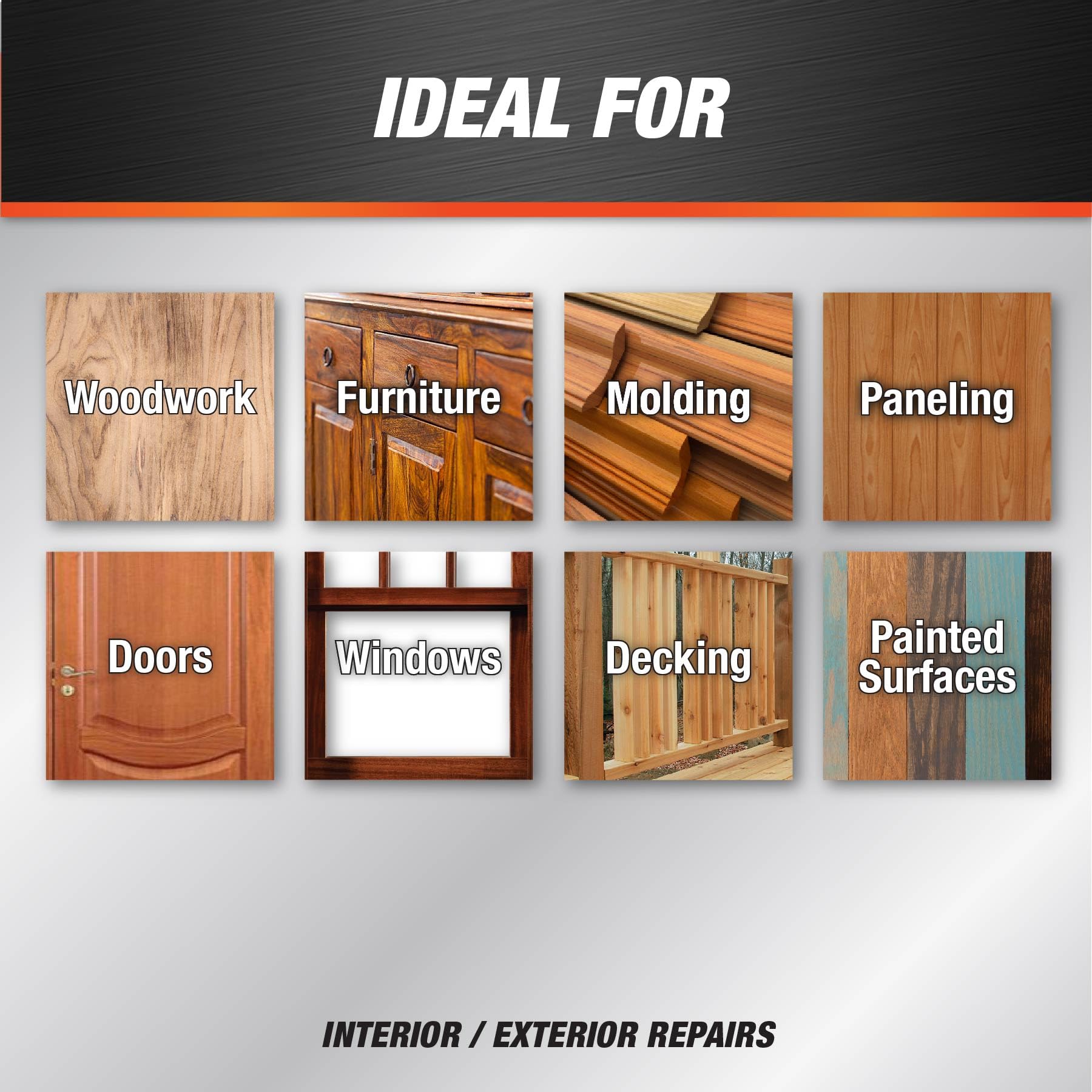 DAP 542 Series 00542 Pt Natural Plastic Wood-X w/Drydex, 16 OZ