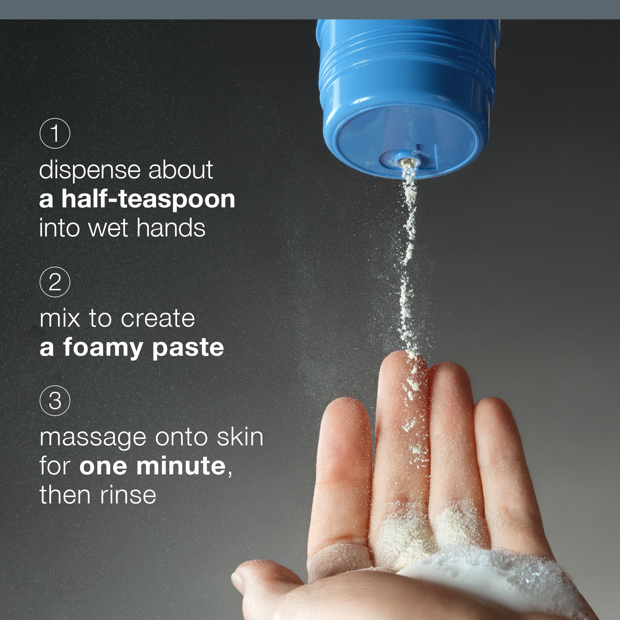 Dermalogica Daily Milkfoliant, Face Exfoliator, Powder Scrub Exfoliant with AHA and BHA - Calming, Polishing and Hydrating Skin, Oat-Based, Vegan Product, Travel Size, 0.45 fl oz