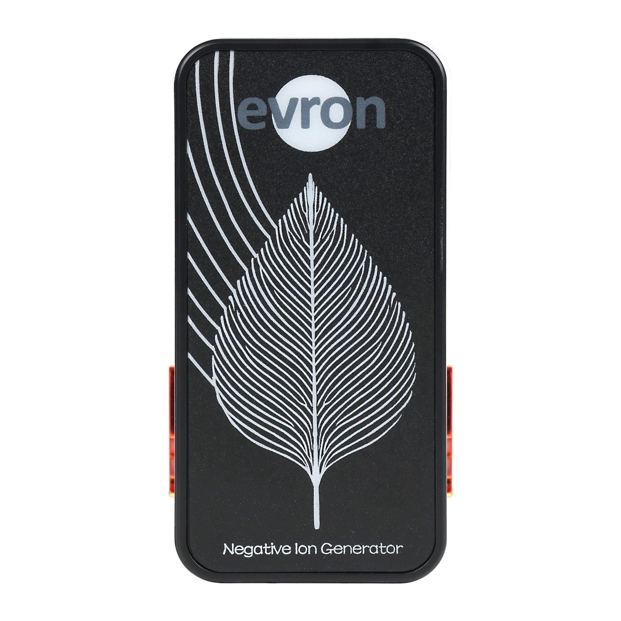 Air Ionizers for Home, Ultra-Thin Filterless Plug-In Negative Ion Generator, Foldable Plug & Dim Amber Light, 20M Ions/Sec, Up to 400 sq ft Coverage (1, Black)