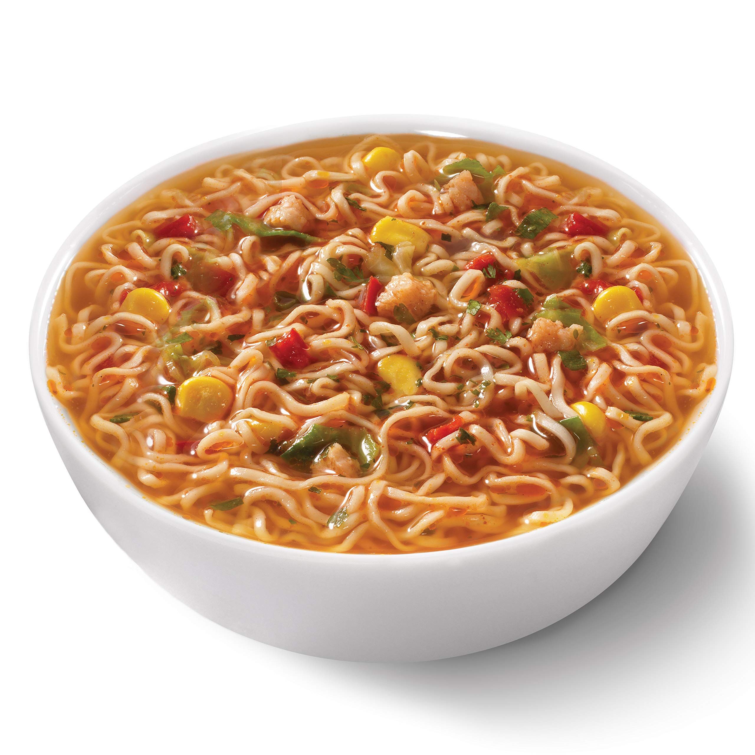 Nissin Hot & Spicy Ramen Noodle Soup, Chicken, 3.32 Ounce (Pack of 6)