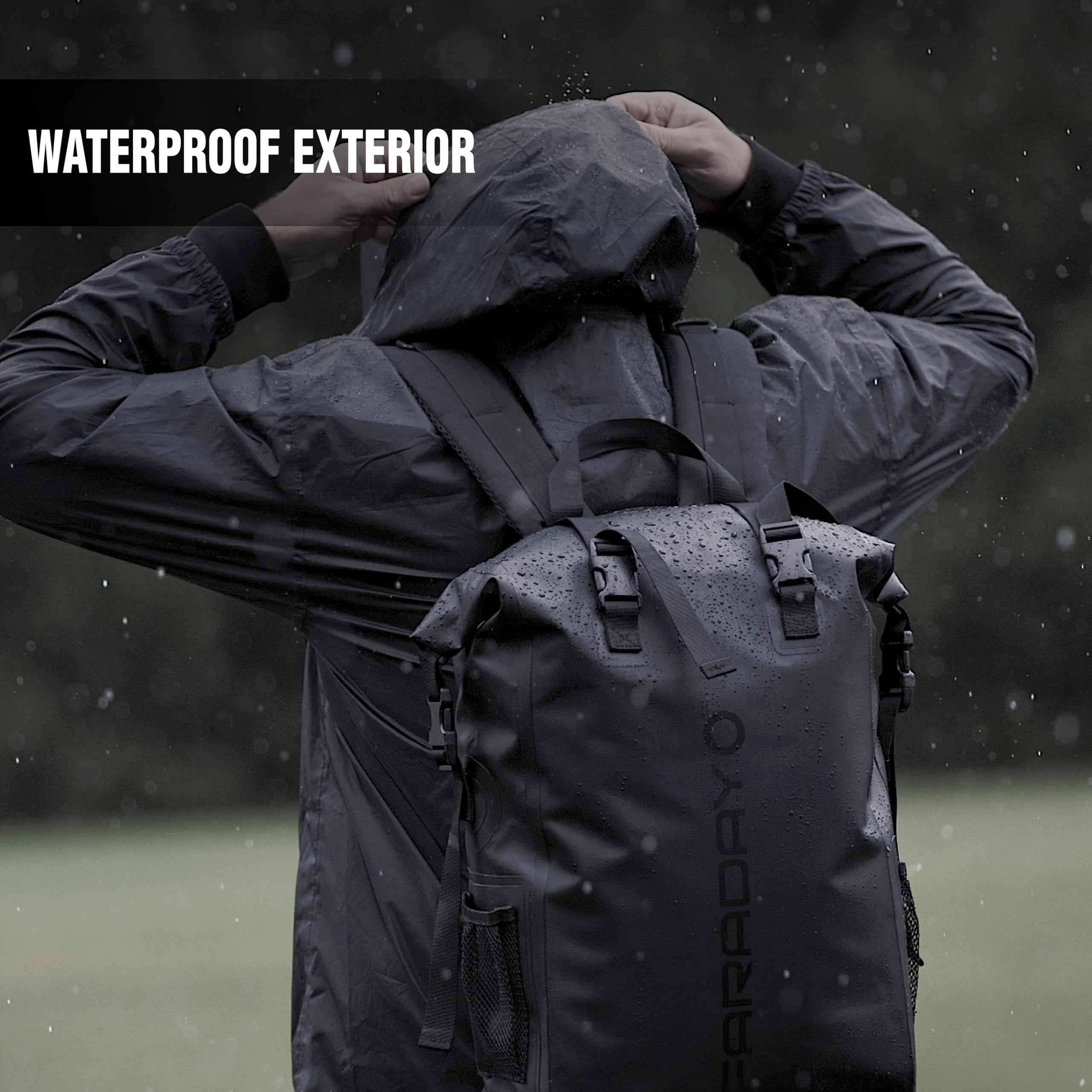 Faraday Defense Waterproof Faraday DRY Bag - 17L Backpack - Fast, Easy Access for Device Shielding - Protect Data and Devices From Hacking, Tracking, EMP
