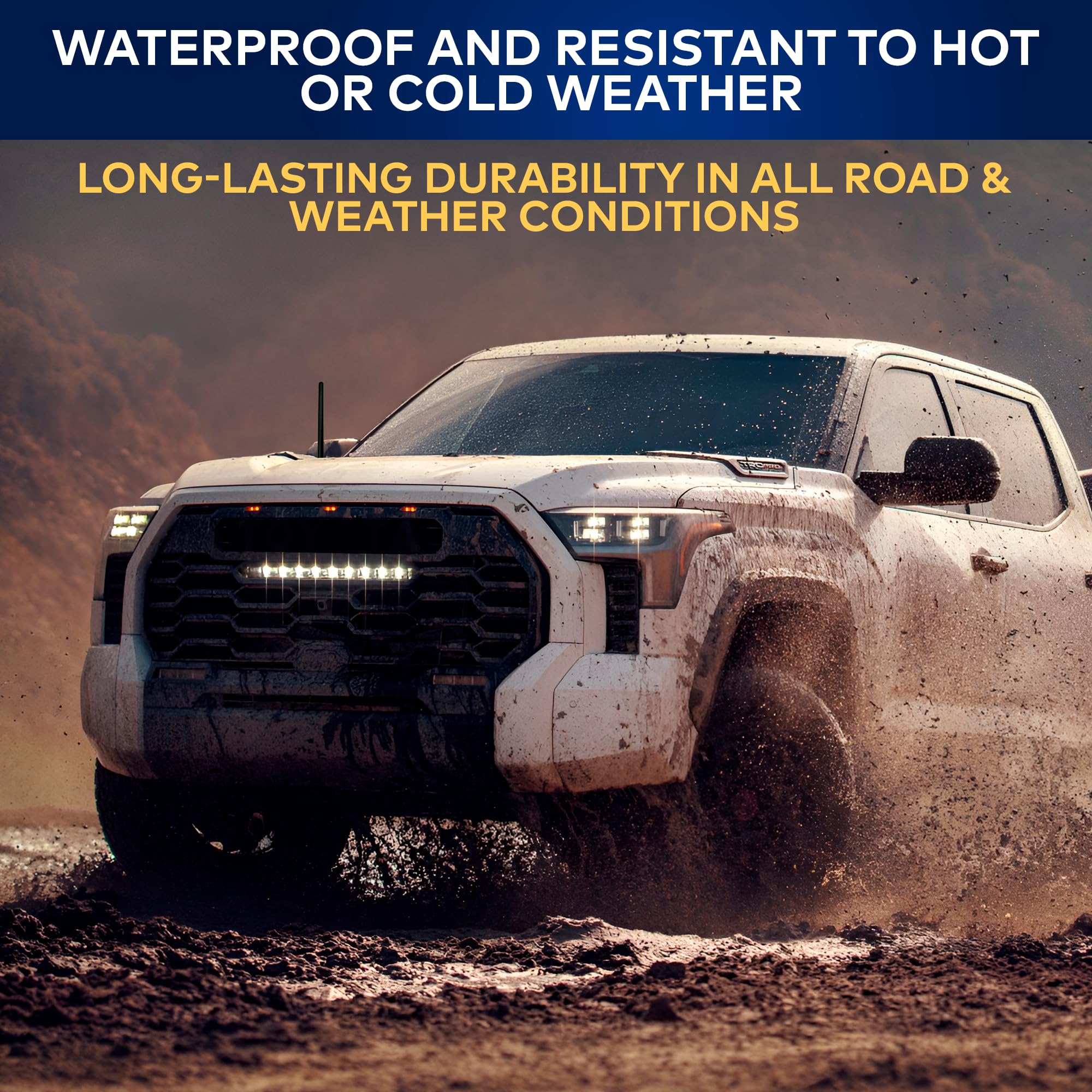 Antenna Mast for Toyota Tundra 2007-2021, Black Automotive Antenna Replacement for Cars, Trucks & SUV - AM FM Radio Compatible - Car & Truck Exterior Accessories for Men & Women, 6 3/4"