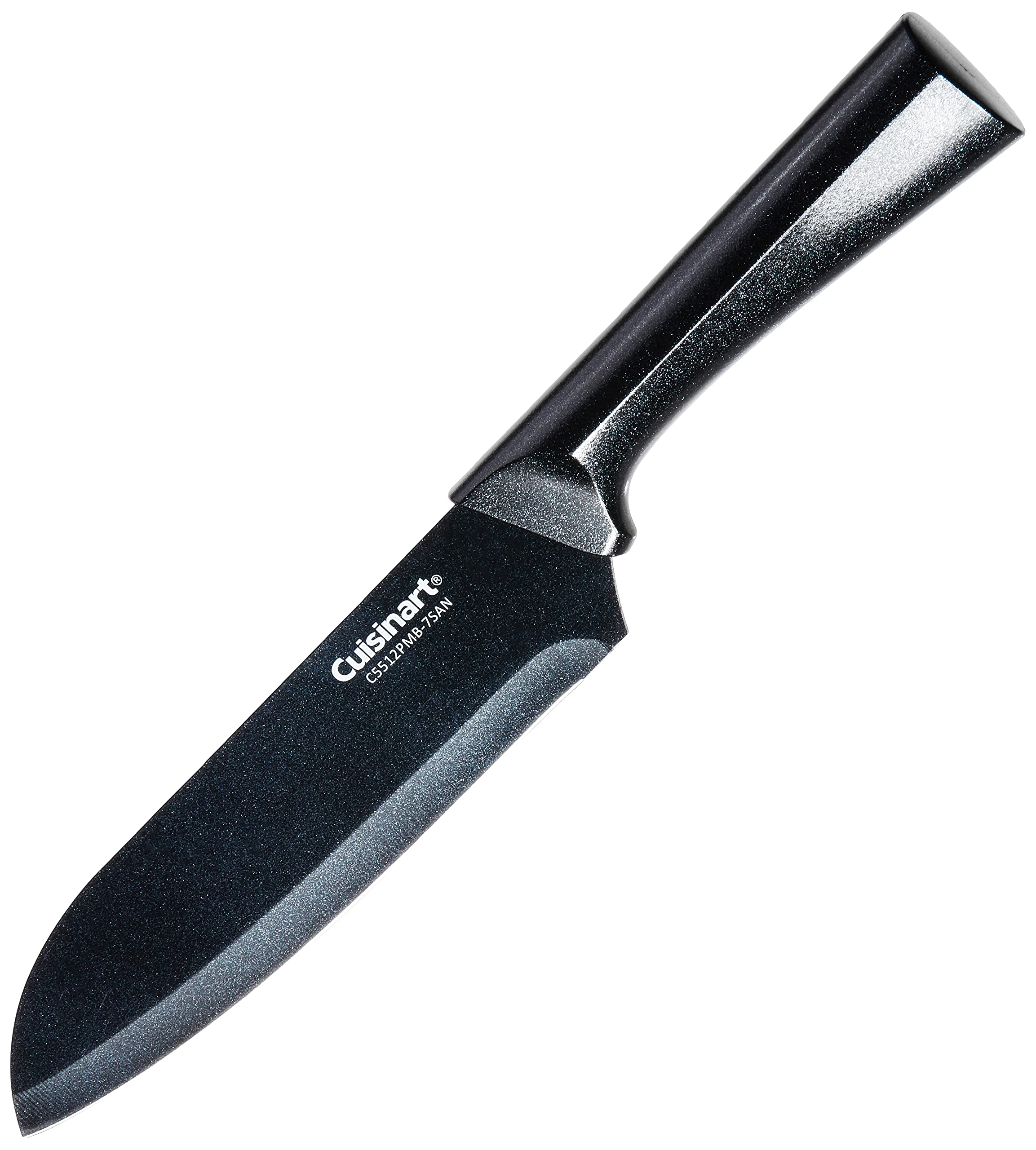 CUISINART Cutlery Knife Set, 12pc Metallic Cutlery Knife Set with Blade Guard , Lightweight, Stainless Steel, Durable & Dishwasher Safe, C55-12PMB,Black