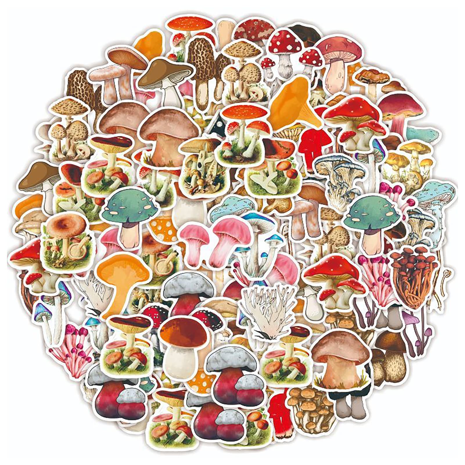 50Pcs Cup Stickers Easy to Stick Compact Modern Sticky Cartoon Compute
